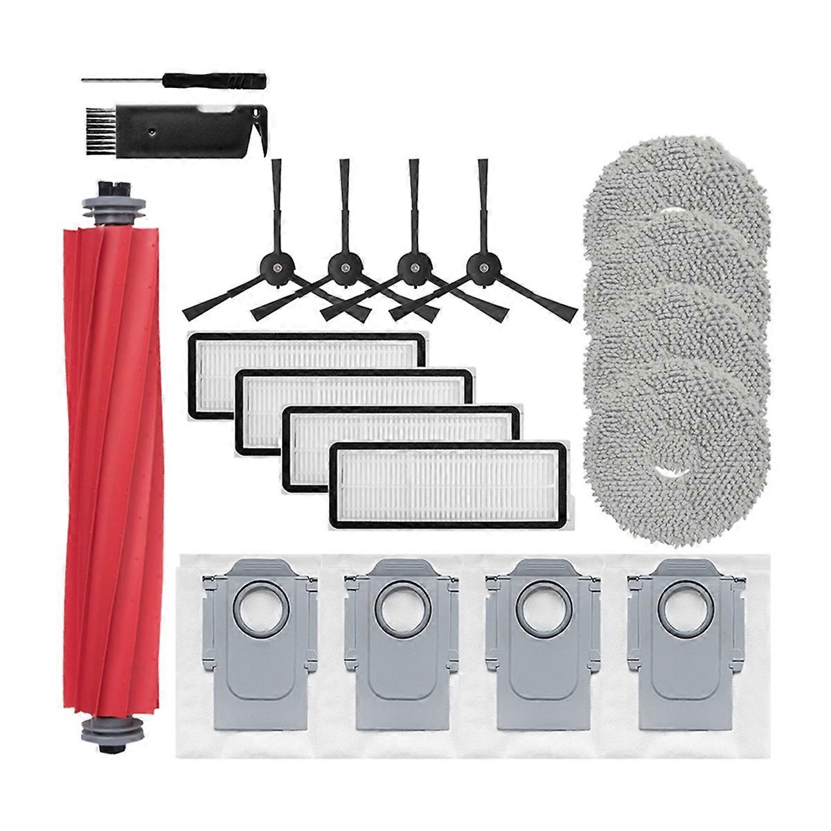 For Qrevo Pro/Qrevo MaxV/Qrevo S/Qrevo Plus Accessories Mops Hepa Filter Main Side Brush Dust Bag Parts