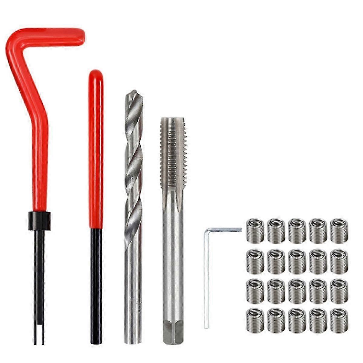 M7 Car Drill Bit Tool Metric Thread Repair Insert Kit Helical Coil Edition 0903