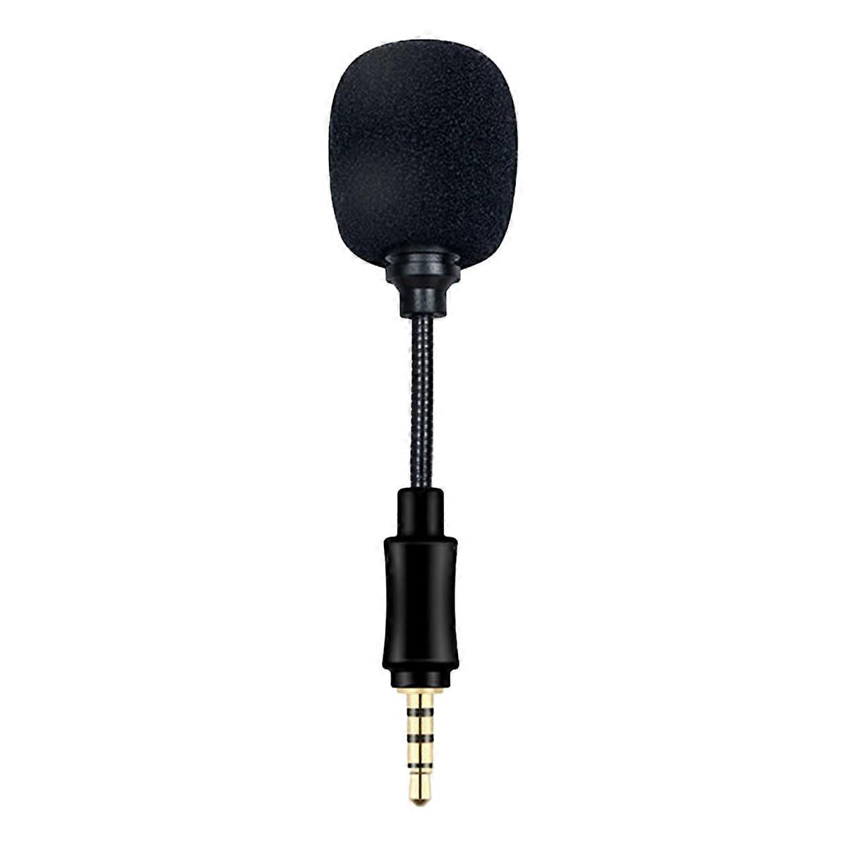 Mini Wireless Microphone Direct Plug for Outdoor Mobile Phone Live Sound Card Singing Chat Four-Pole