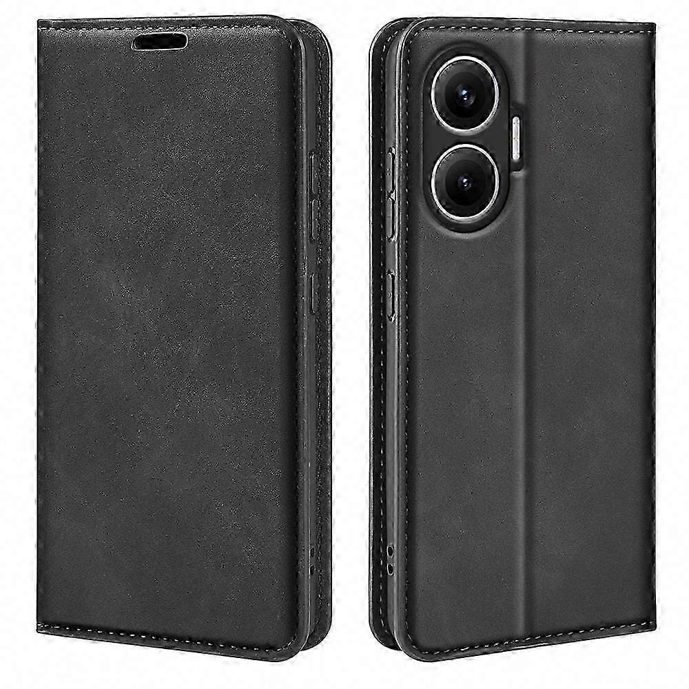 Poco F7 5G Case, Leather Wallet Phone Cover with Touch Function