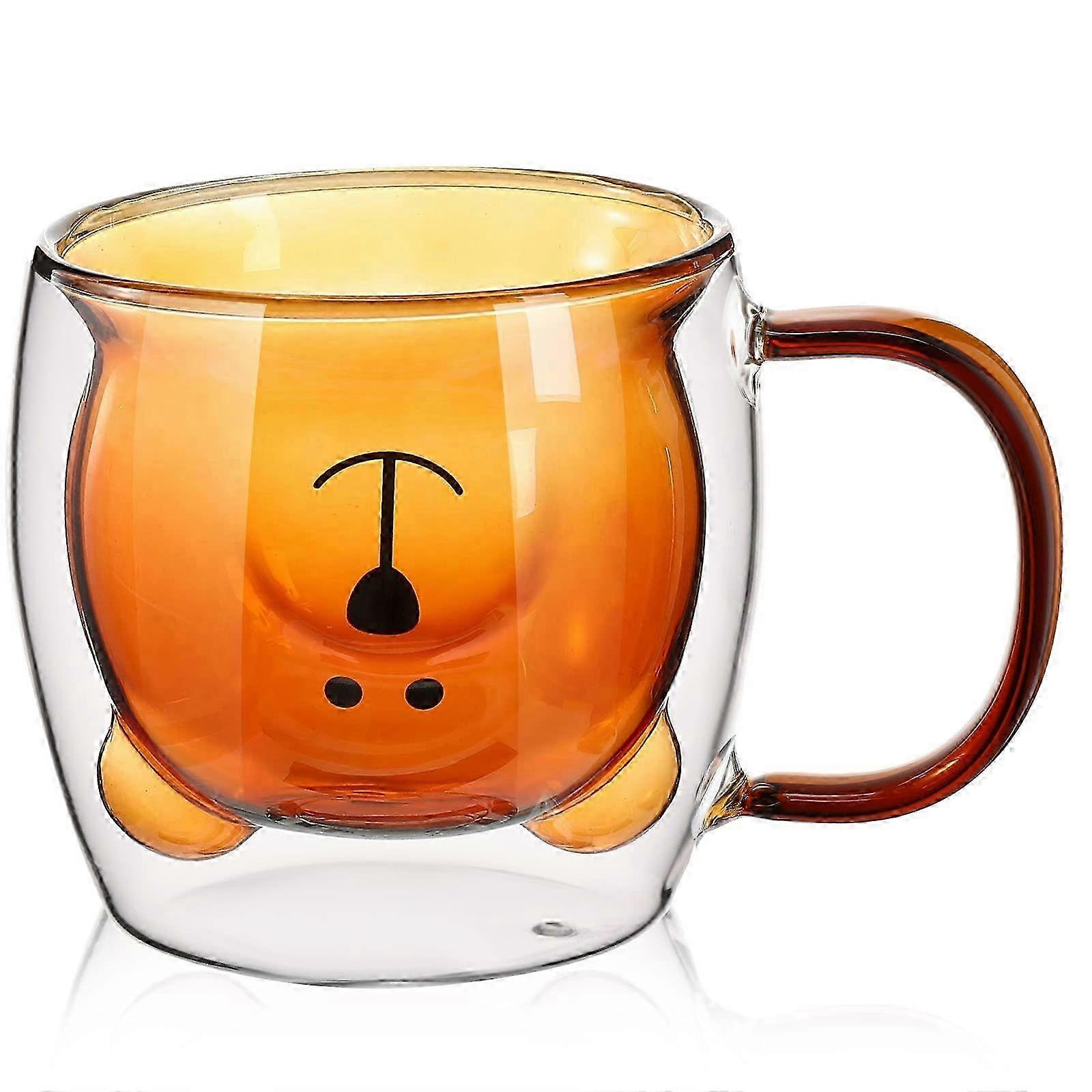 2025 Cute bear double layer mug 250 ml