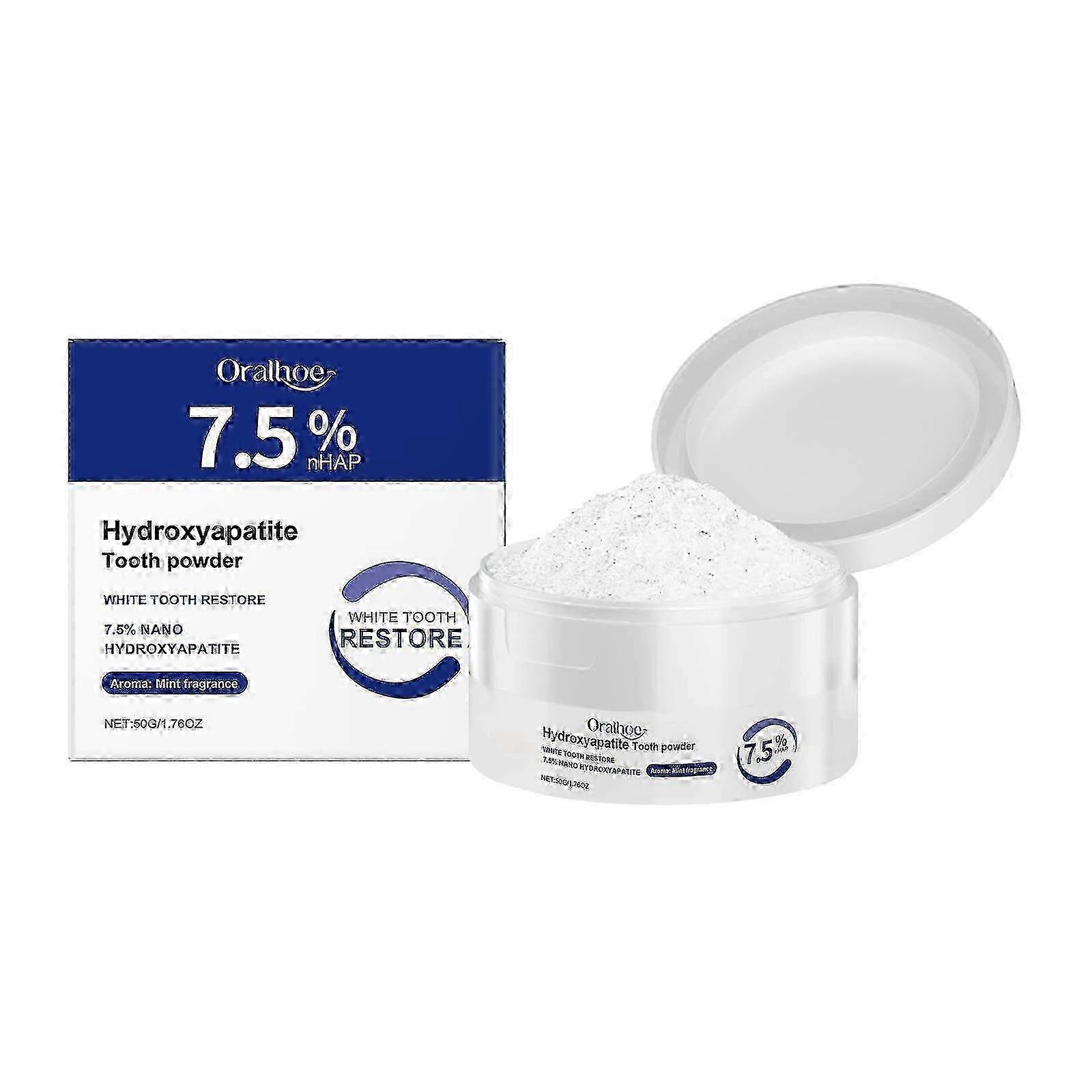2025 Hydroxyapatite Tooth Powder for Enamel Protection and Tooth Strengthening, Gentle Effective Fluoride-Free Tooth Powder for Sensitive Teeth