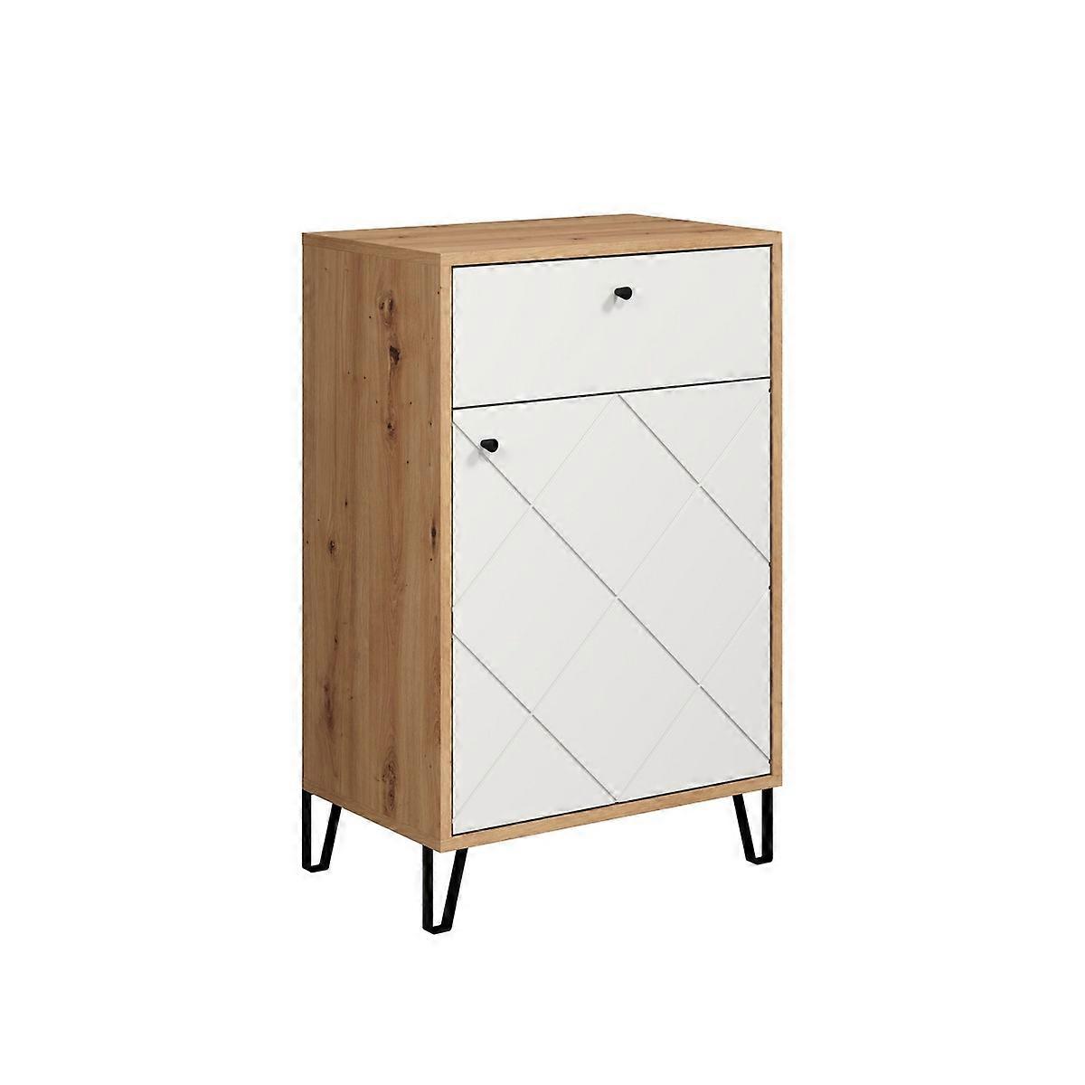 Touch multifunctionele kast, bruin, polymeervezels, 63x96x40 cm