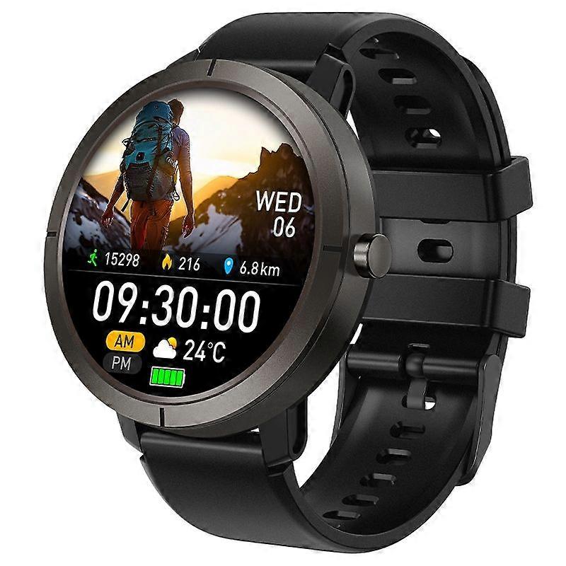 Smartwatch DM76 GPS 5ATM Waterproof AMOLED Display Sports Watch Chronus with Sleep Tracking (Chronus Black)