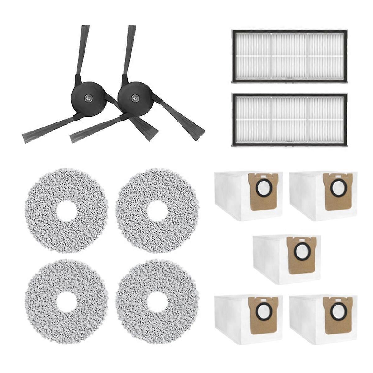 Suitable for M40 / D110CN Sweeping Robot Accessories Side Brush Filter Mop Cloth Dust Bag Consumables