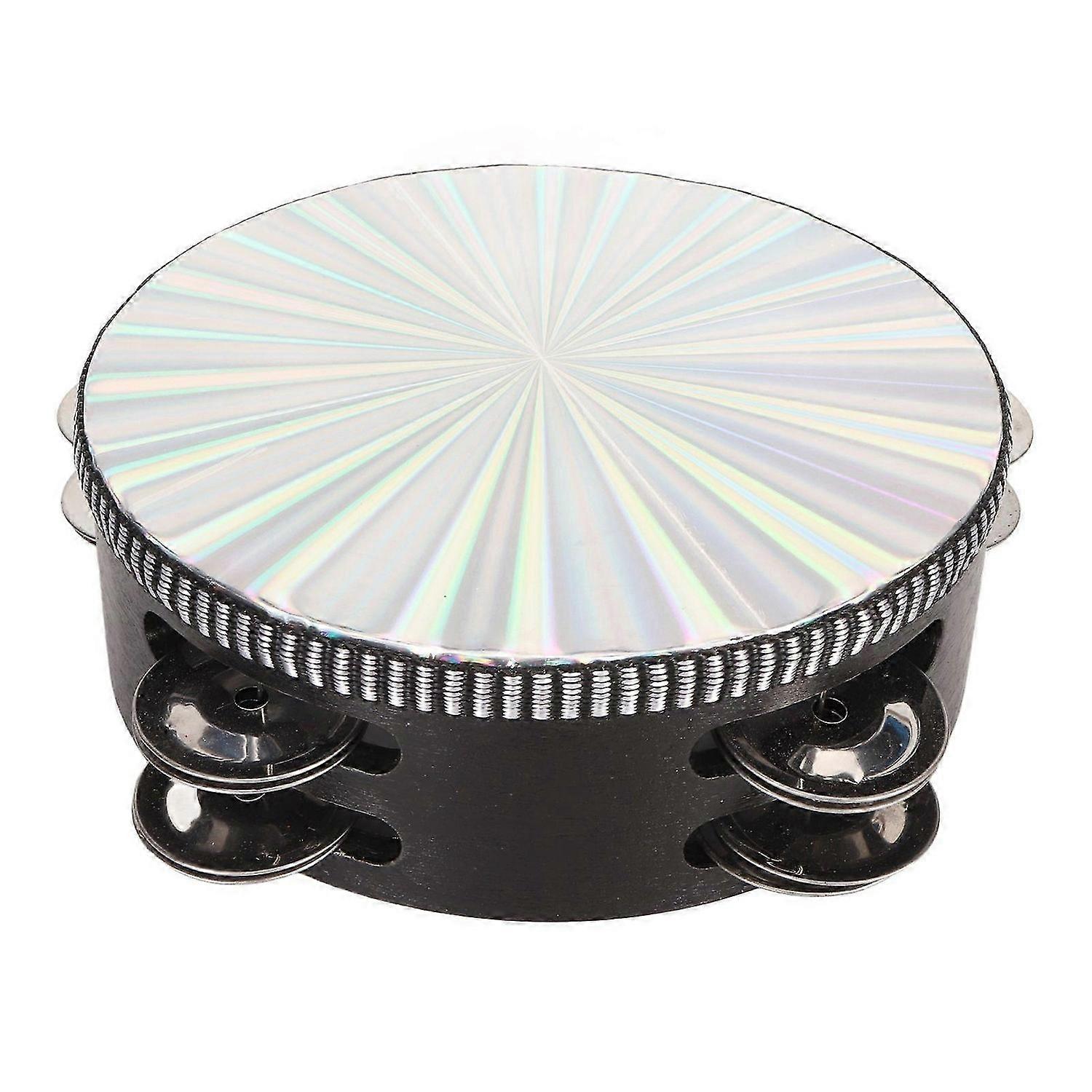 2025 Latest Model 6 Inch Tambourines Double Row Melodious Polished Reflective