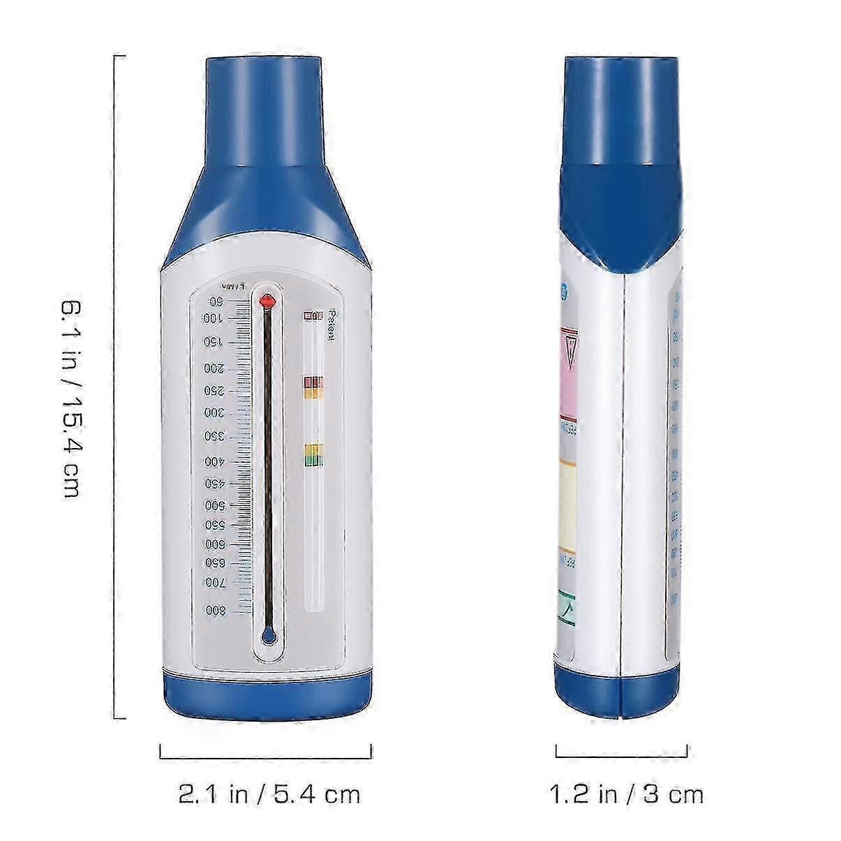 2023 - Protable Personal Spirometer Peak Flow - Exspiratorischer Durchflussmesser - Spirometrie Lungenfunktion (ShiKai)