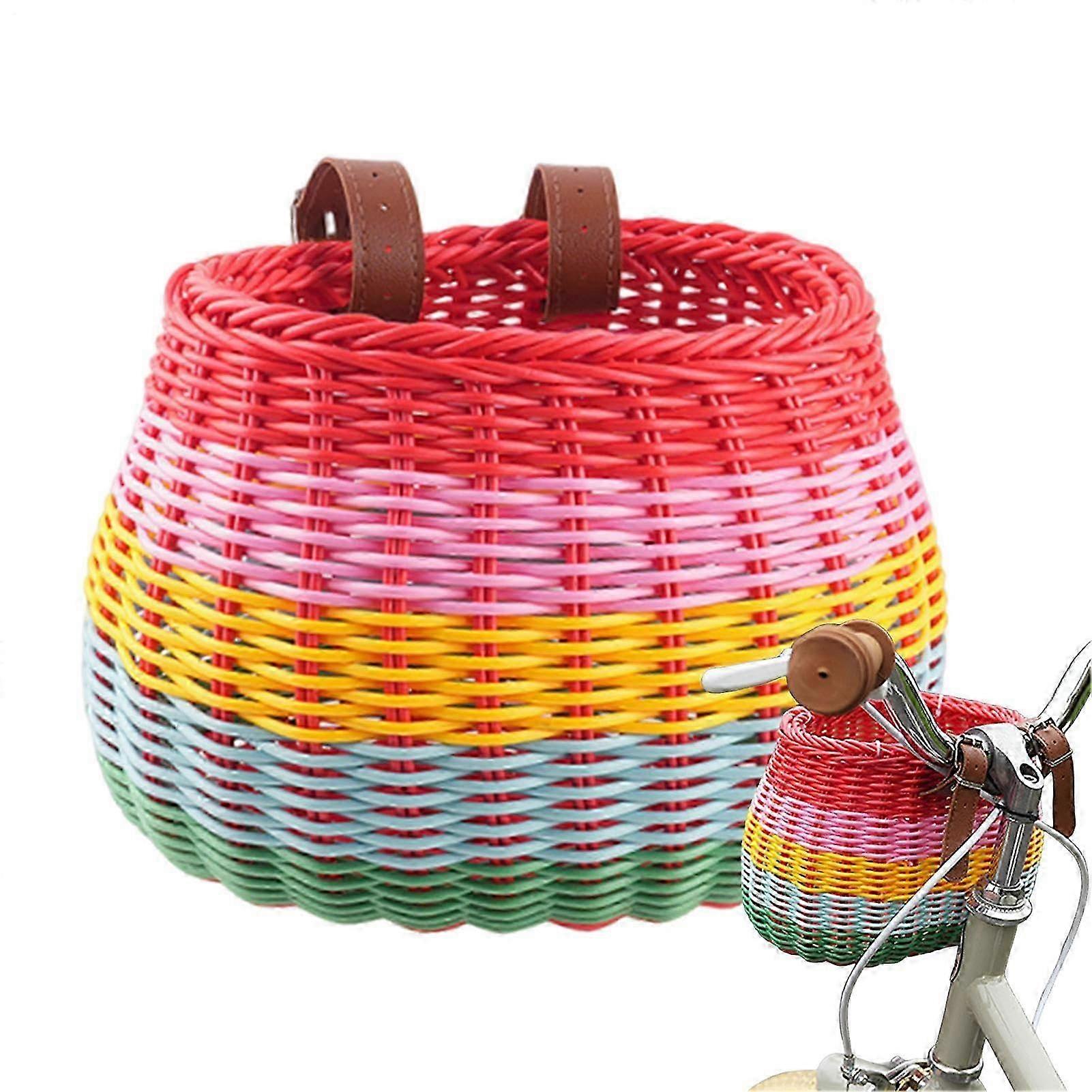 2025 bicycle basket made of willow with front mounting