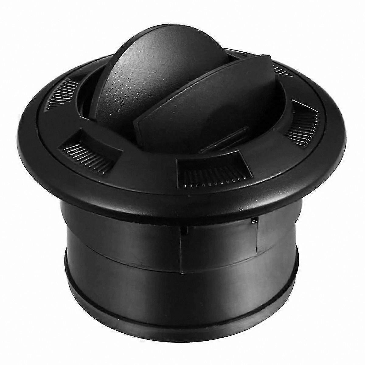 Adjustable 75mm Air Vent Outlet with Rotating Function, Black, 1 Piece