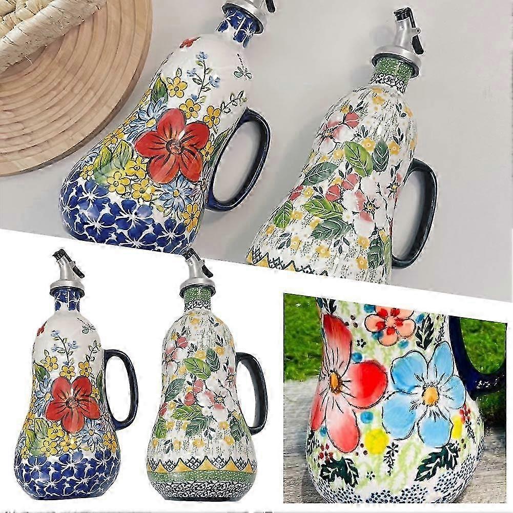European style Polish underglaze painted ceramic tableware set 2025
