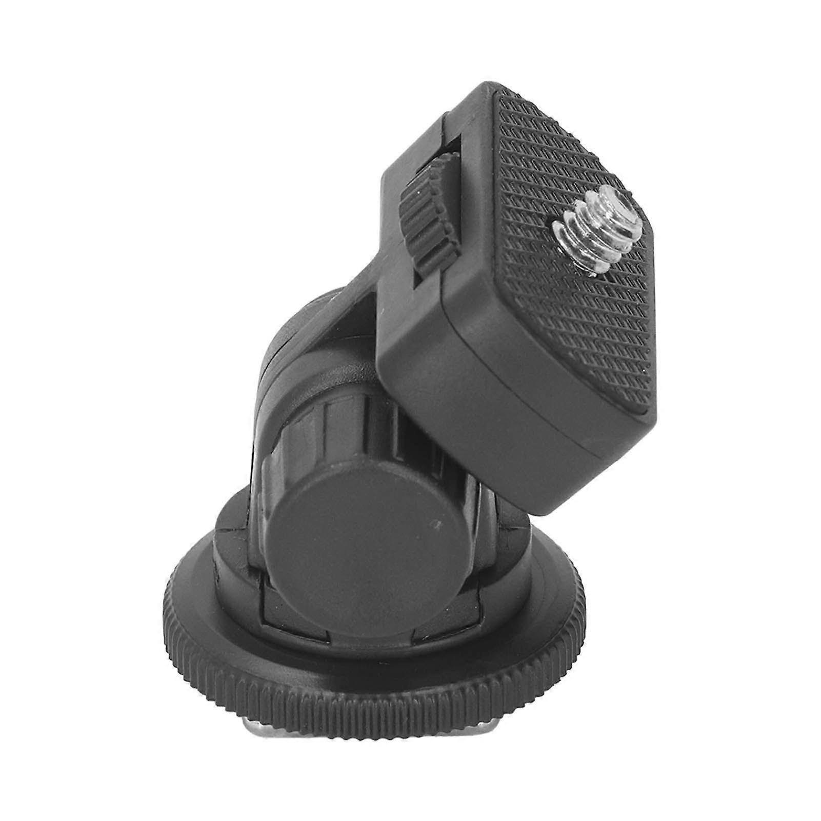 Hot Shoe Adapter with 1/4in Screw Hole 180 Degree Tilt Non Slip for SLR Micro SLR Digital Camera