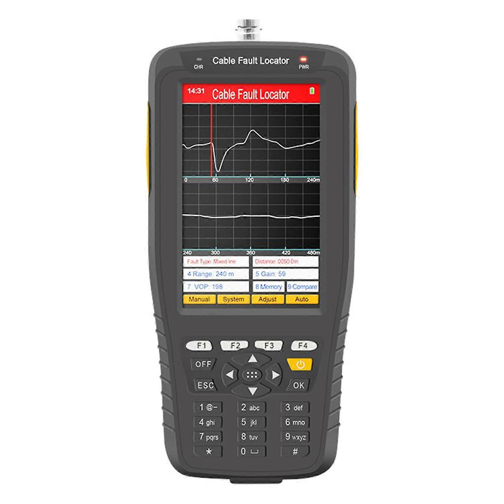 Cable Fault Tester TDR Network Locator 8KM Digital LCD 190x84x52mm