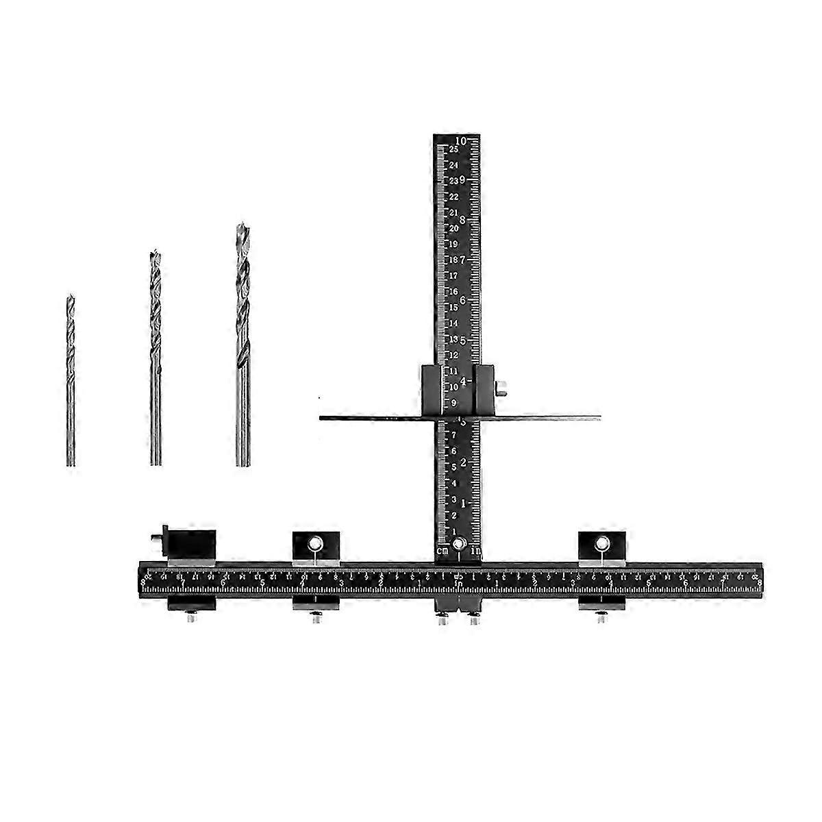 Drawer cabinet door开孔辅助工具 with 3 pointed woodworking drill bits multi-scene applicable