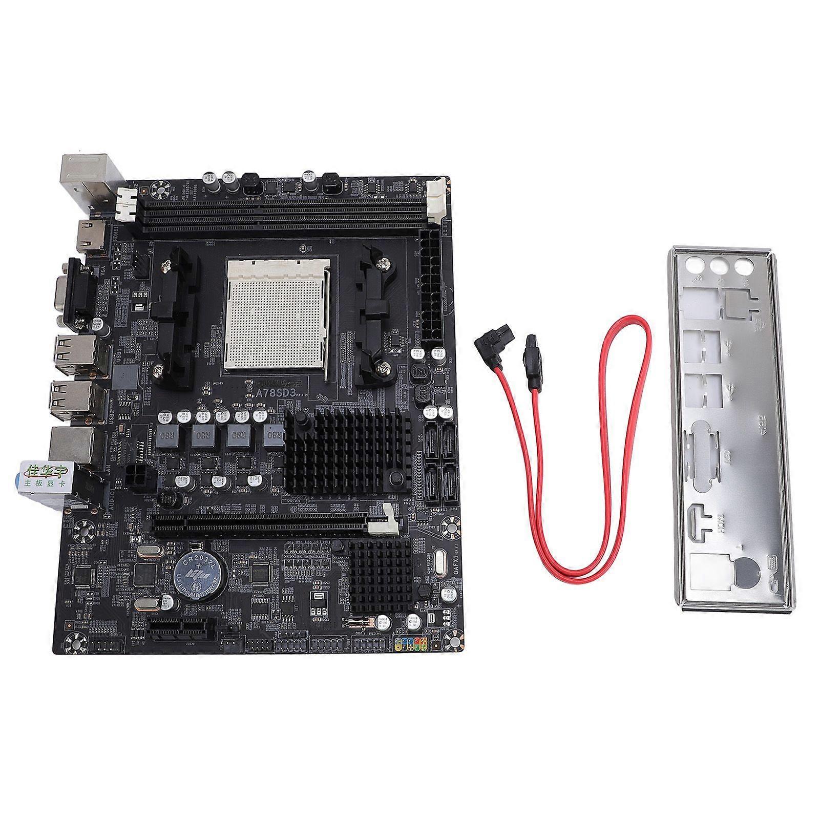 A78SD3 Desktop Motherboard 2 Channel DDR3 Memory Serial ATA 3.0 Port PCI E 16X Graphics Card Slot AM3 Port for Trinity for Richland Series APU Process