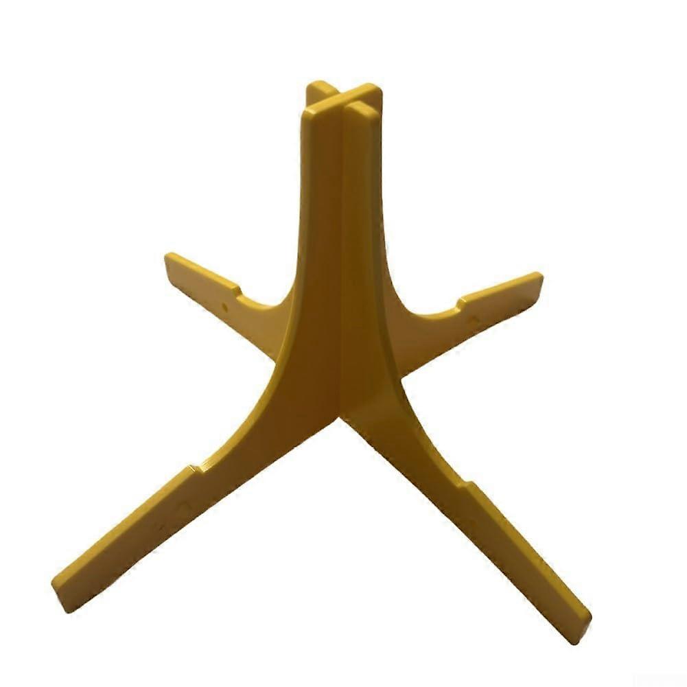 Trumpet Stand Foldable Four Leg, Compact Yellow, Secure Instrument Support for Musicians