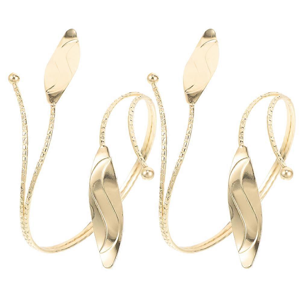 Metal Leaf Shaped Curtain Tiebacks for Home Use 6Pcs Decorative Holdbacks