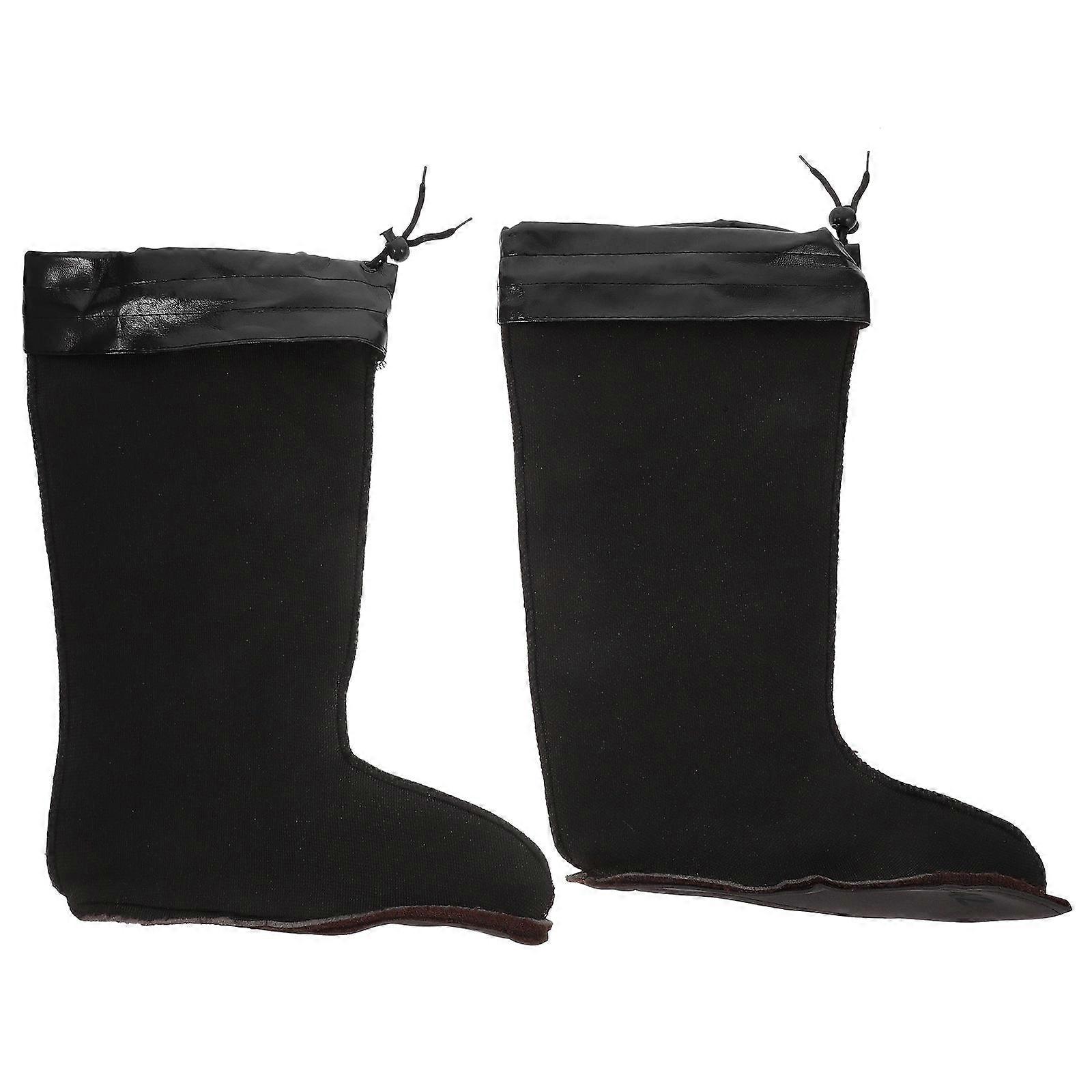Cozy Winter Boot Liner Socks for Men 1Pair Insulated Warm Rain Boot Accessory