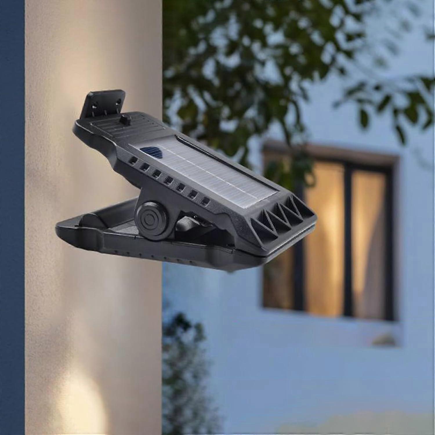Clip On Solar Lights Outdoor Motion Sensor LED, Waterproof Portable Security Lights For Fence Gate Garden Deck Patio