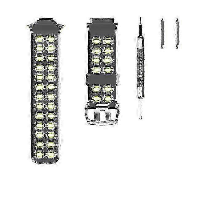 Replacement Breathable Sports Watch Wrist Strap for Forerunner 310xt Compatible with Forerunner 310xt Watch Band