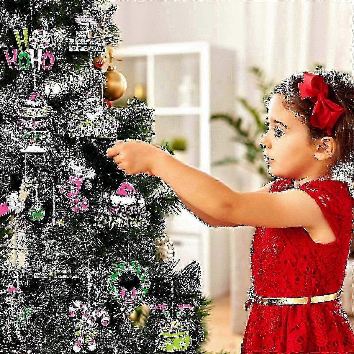 36Pcs Christmas Tree Hanging Ornaments DecorationsS