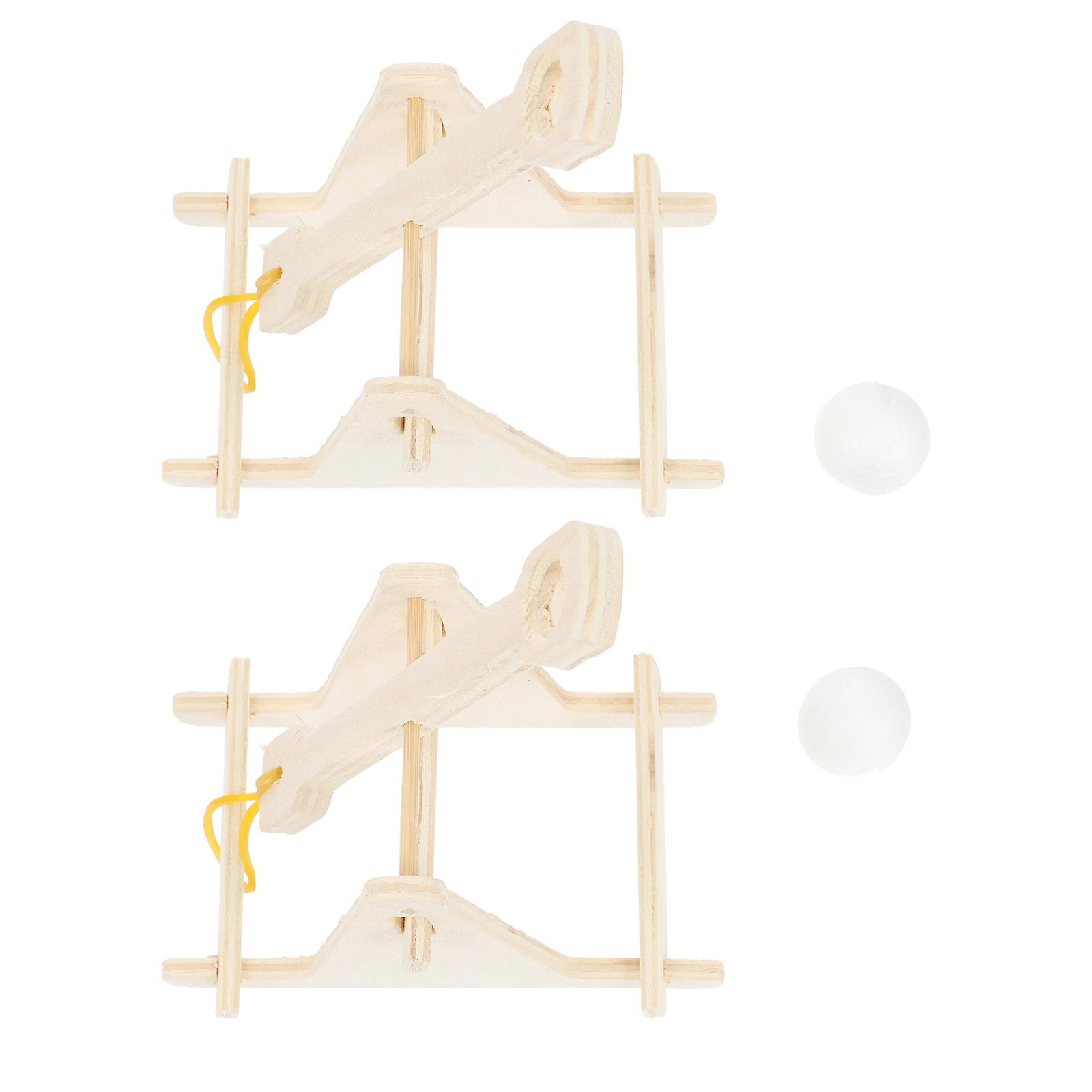 Stem Science Learning Kit DIY Catapult Toy for Kids 6Pcs Educational Fun