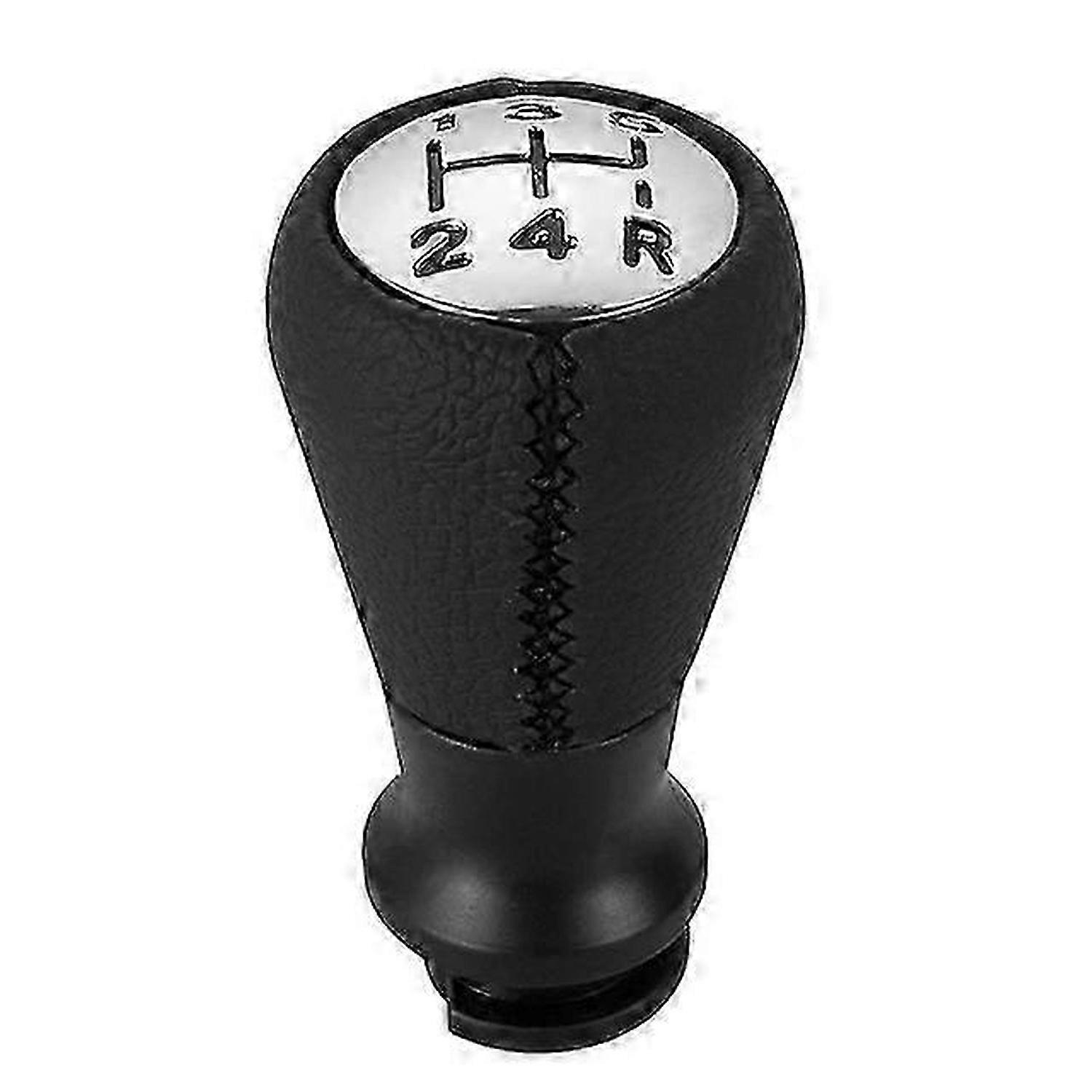 5 Speed Leather Gear Shift Knob Gaiter Boot Cover Collar Case Lever Shifter Handle Stick Pen For Peugeot 206 406
