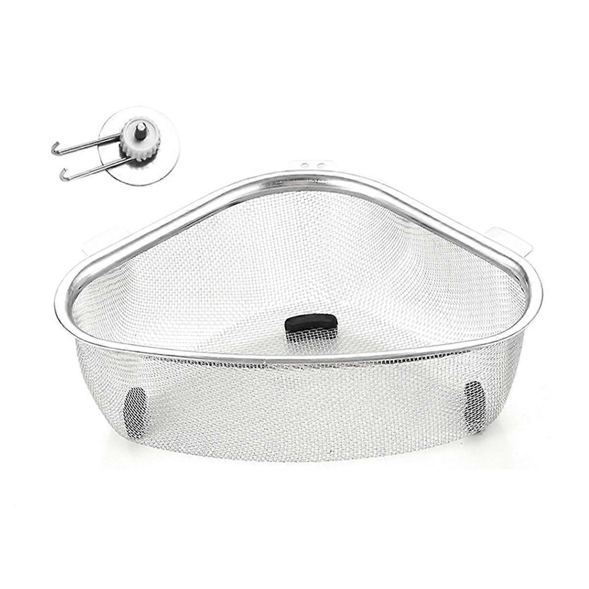 Triangle Sink Drain Fruit and Vegetable Storage Drain Rack Basket B