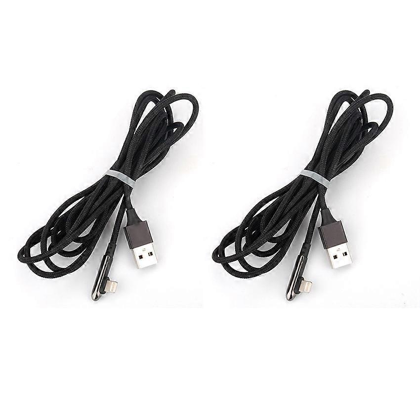 Mini Elbow Data Cable Accessories for IPhone (1.0M - 2 Pcs)