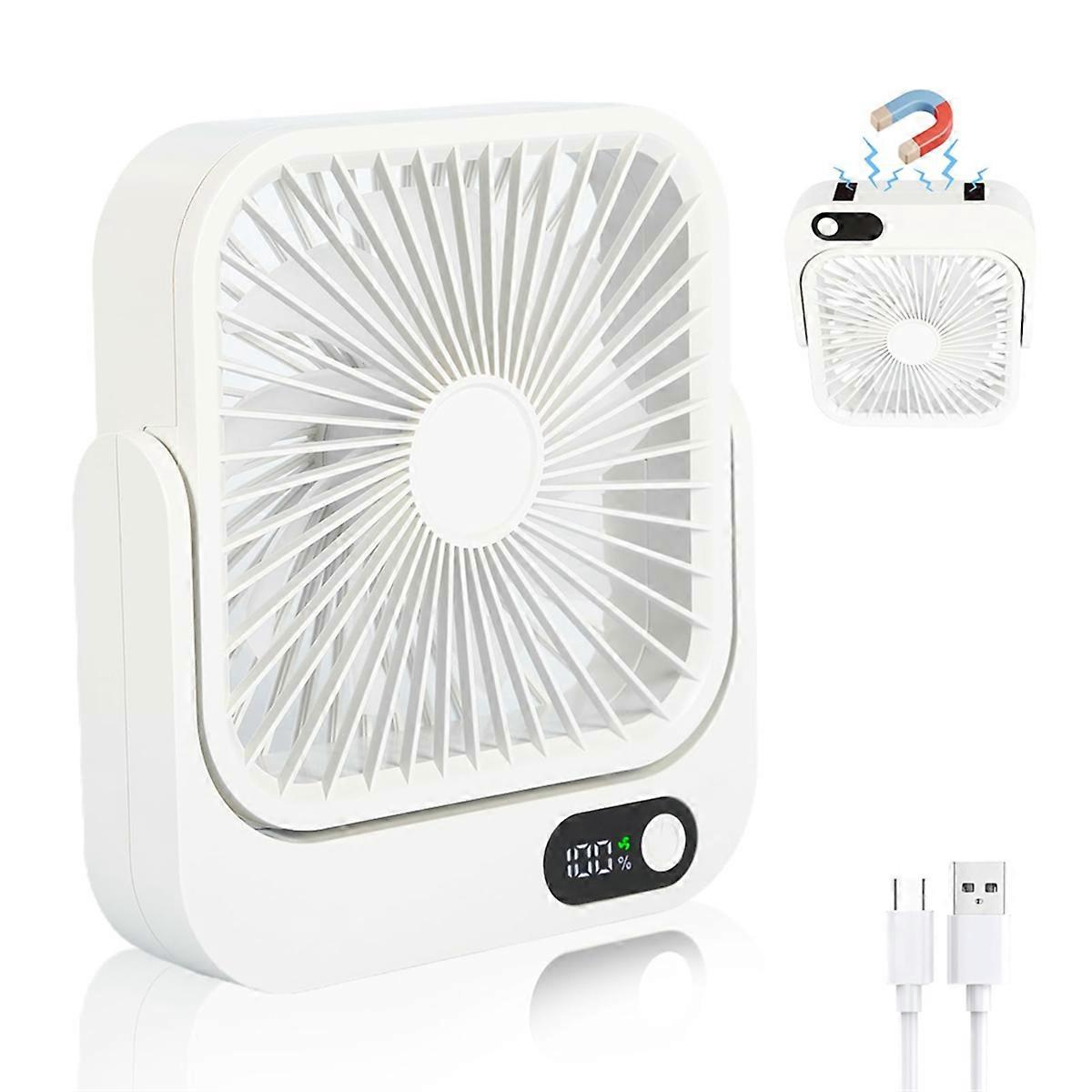 Portable Magnetic Fan for Cruise Ship with 5000mAh USB Rechargeable