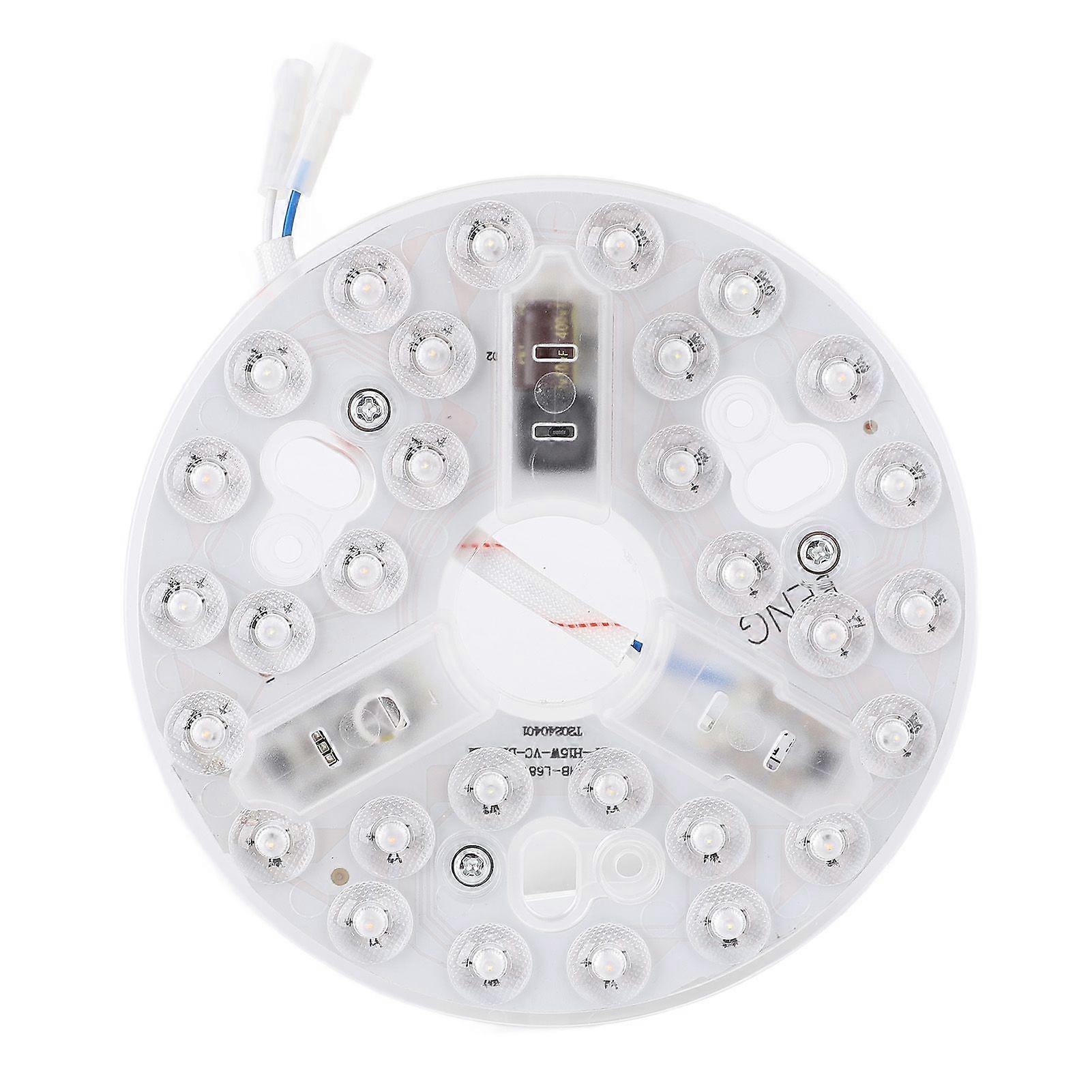 5.3 Inch Ceiling Fan LED Light Replacement 3000K 4200K 6500K 3 Color Dimmable 15W Round LED Light Retrofit Kit 95 to 265V