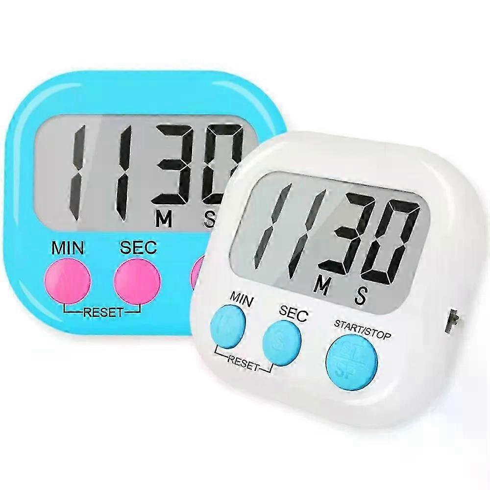 Led Counter Display Alarm Clock Manual Electronic Countdown Sports Magnetic Digital Timer Kitchen Cooking Shower Study Stopwatch