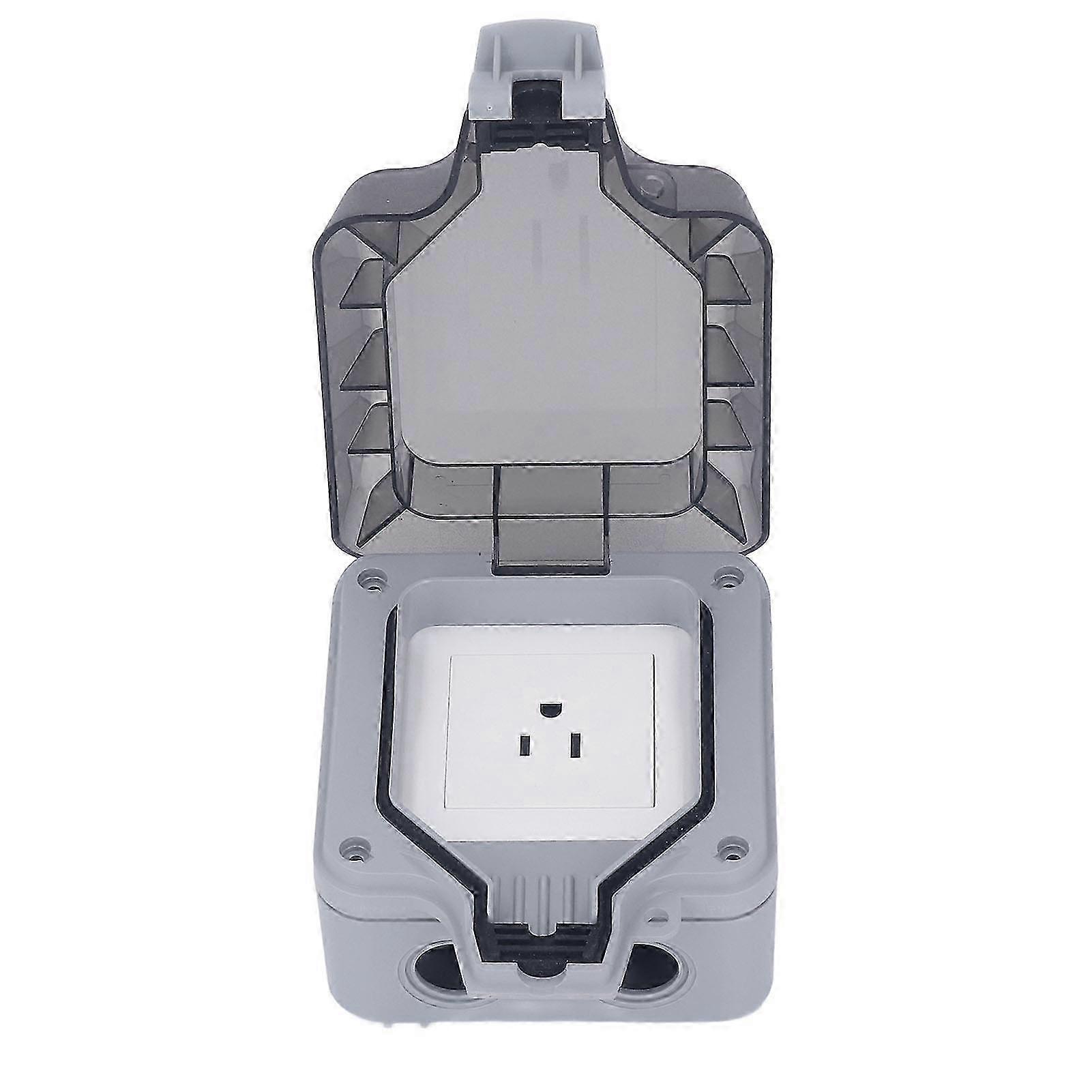 IP66 Waterproof Outdoor Socket Box 15A Power Outlet Switch