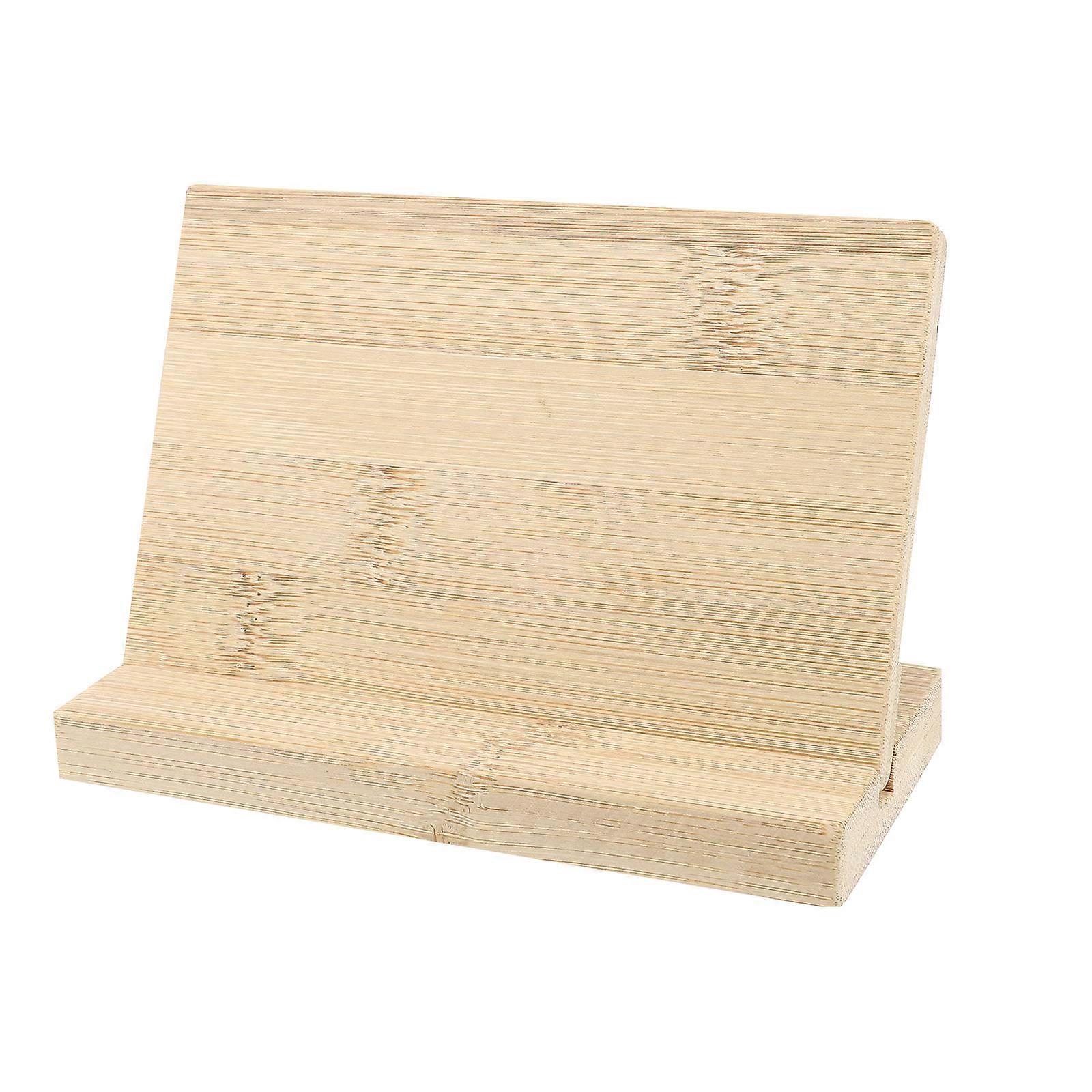 Blank Bamboo Board with Base Payment Sign for 4Sets Office Use