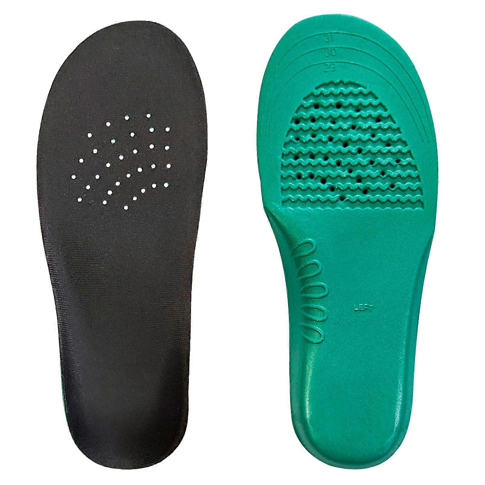 O/X Leg Orthopedic Insoles for Kids, Correction Inserts for Flatfoot & Pronation, Arch Support, Comfy & Shock-Absorbing