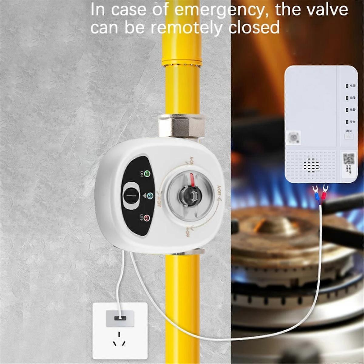 WIFI Smart Valve Controller APP Remote Control Water Shutoff Wireless Automated Ball Valve for UK Pl