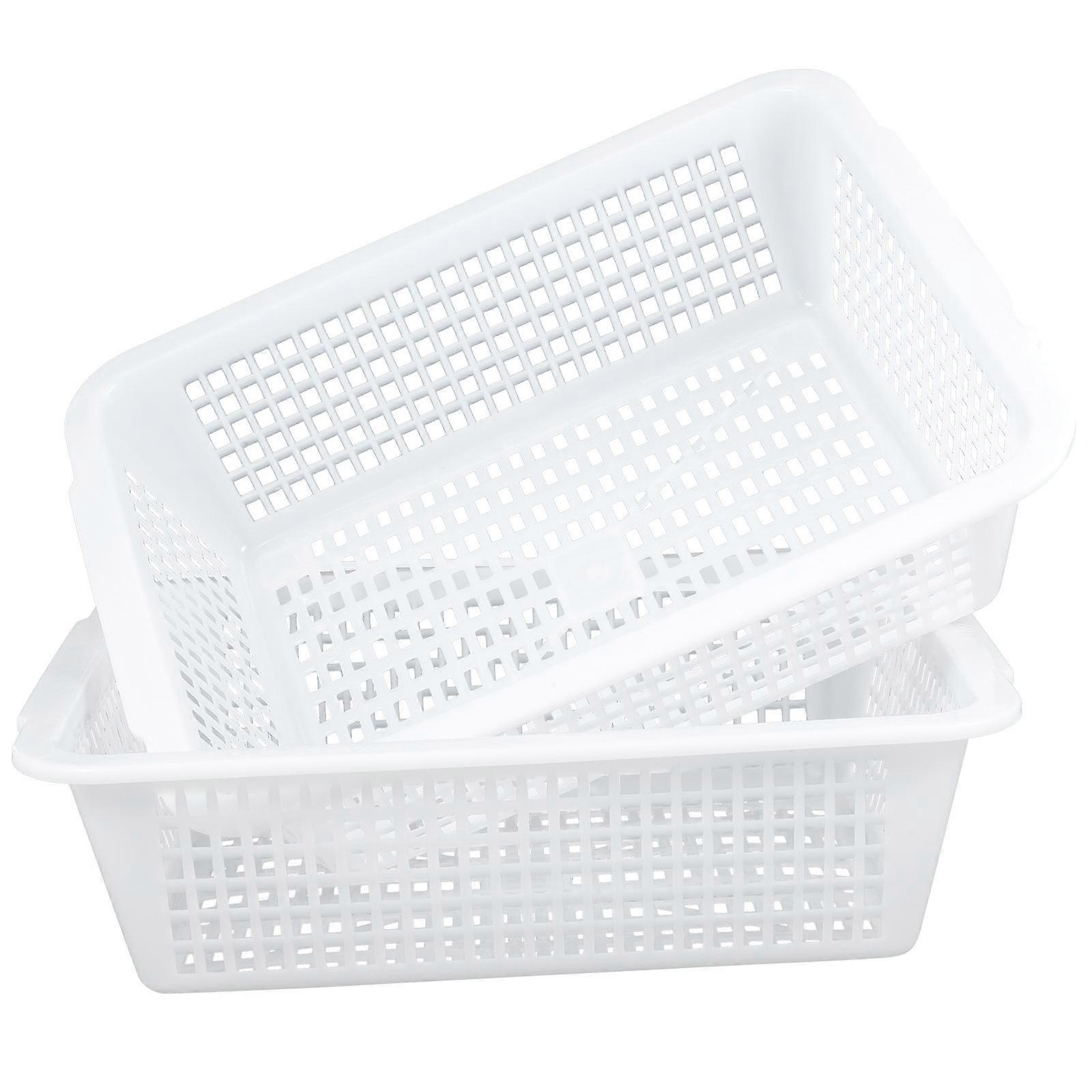 Multifunctional File Organization Storage Basket For Home And Office Use With Classic Look In 36X26.5X10cm Size 4Pcs