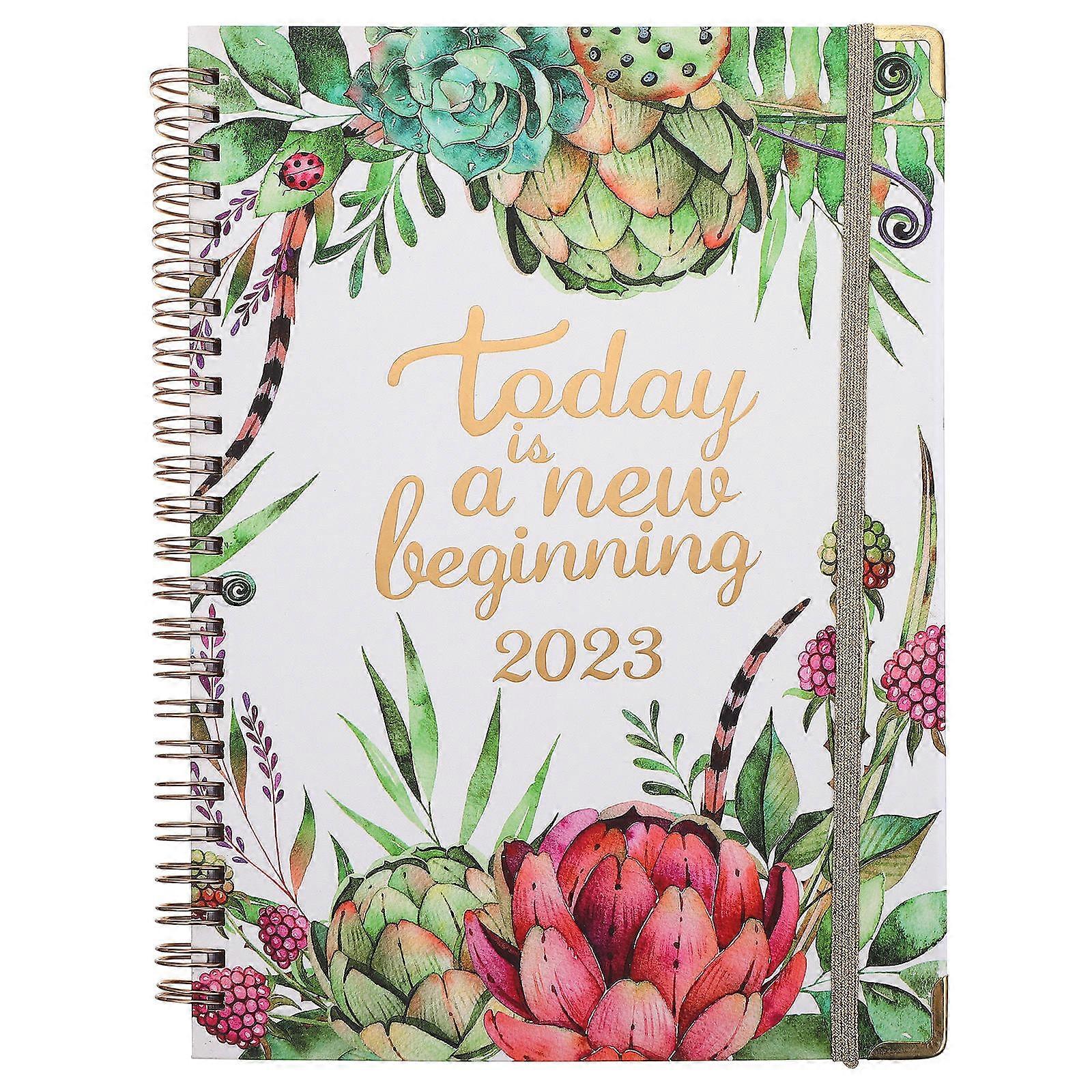Office Notepad Coil Notebook for Writing Use 4Pcs Creative Schedule Planning