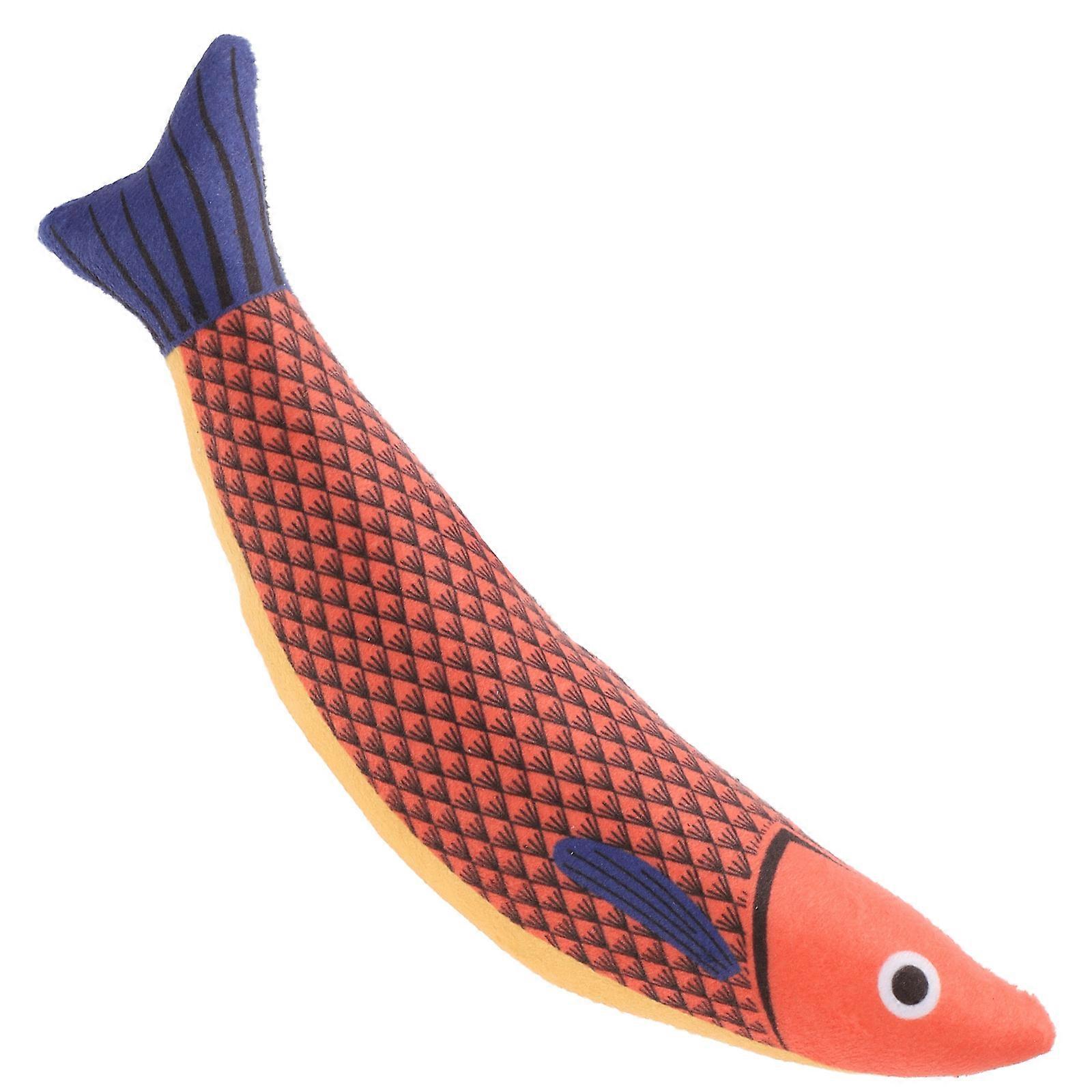 Plush Catnip Toy Cat Stuffed Fish Designed for Cat Play 5Pcs Set