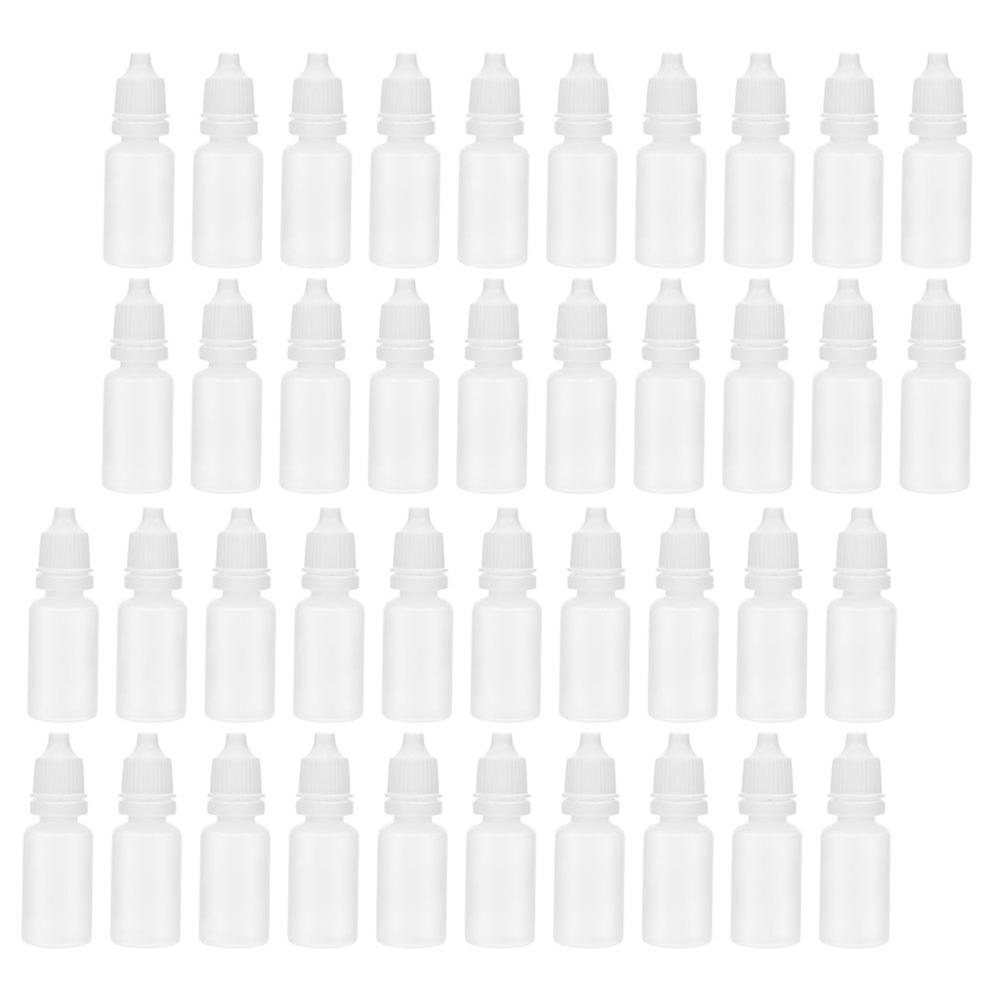 for Home Transparent Eye Liquid Bottles 60Pcs Squeezable Dropper Bottles