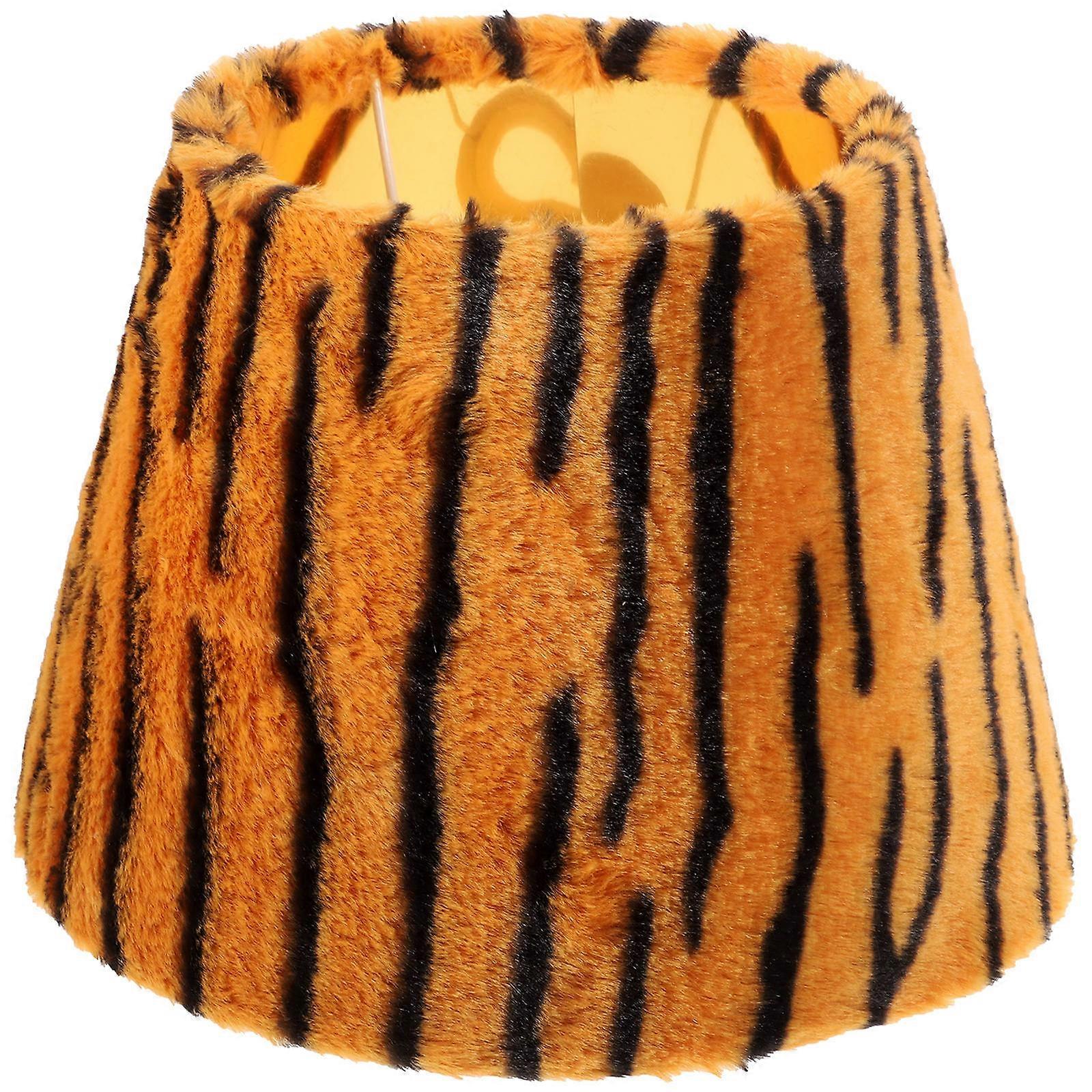 Lamp Shade for Floor Lamp Small Lampshade Pattern Indoor Light Cover E27 Socket Barrel Shape Multi Color Metal Material Decorative 1Pcs