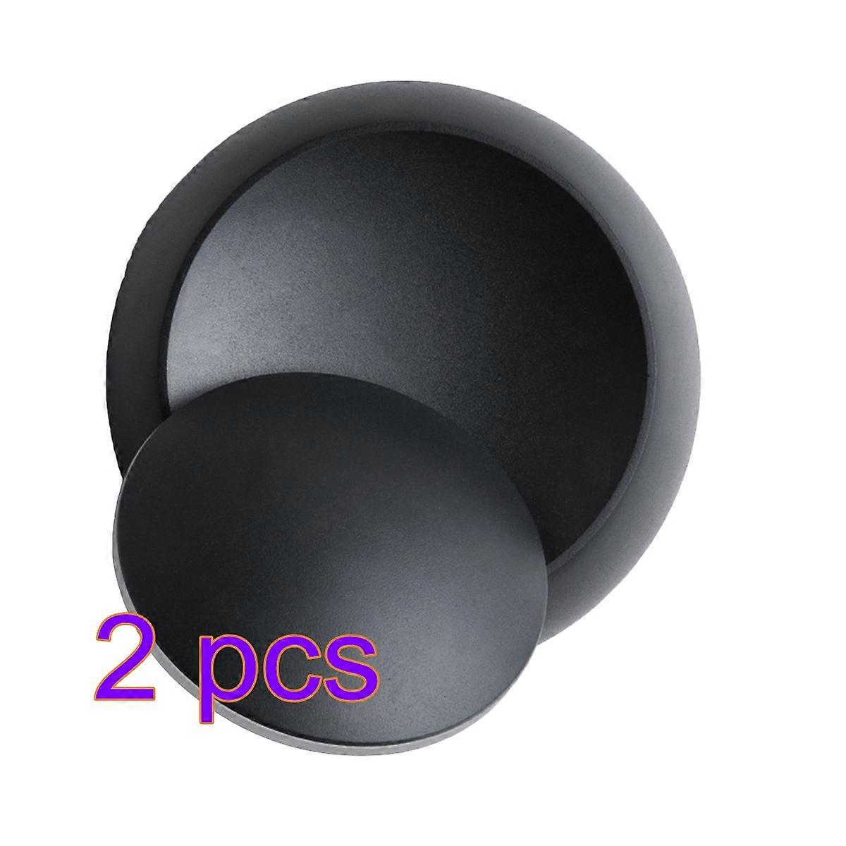 Decoration Wall Lamp 2Pcs Black 6W for Lighting Use with Waterproof Design
