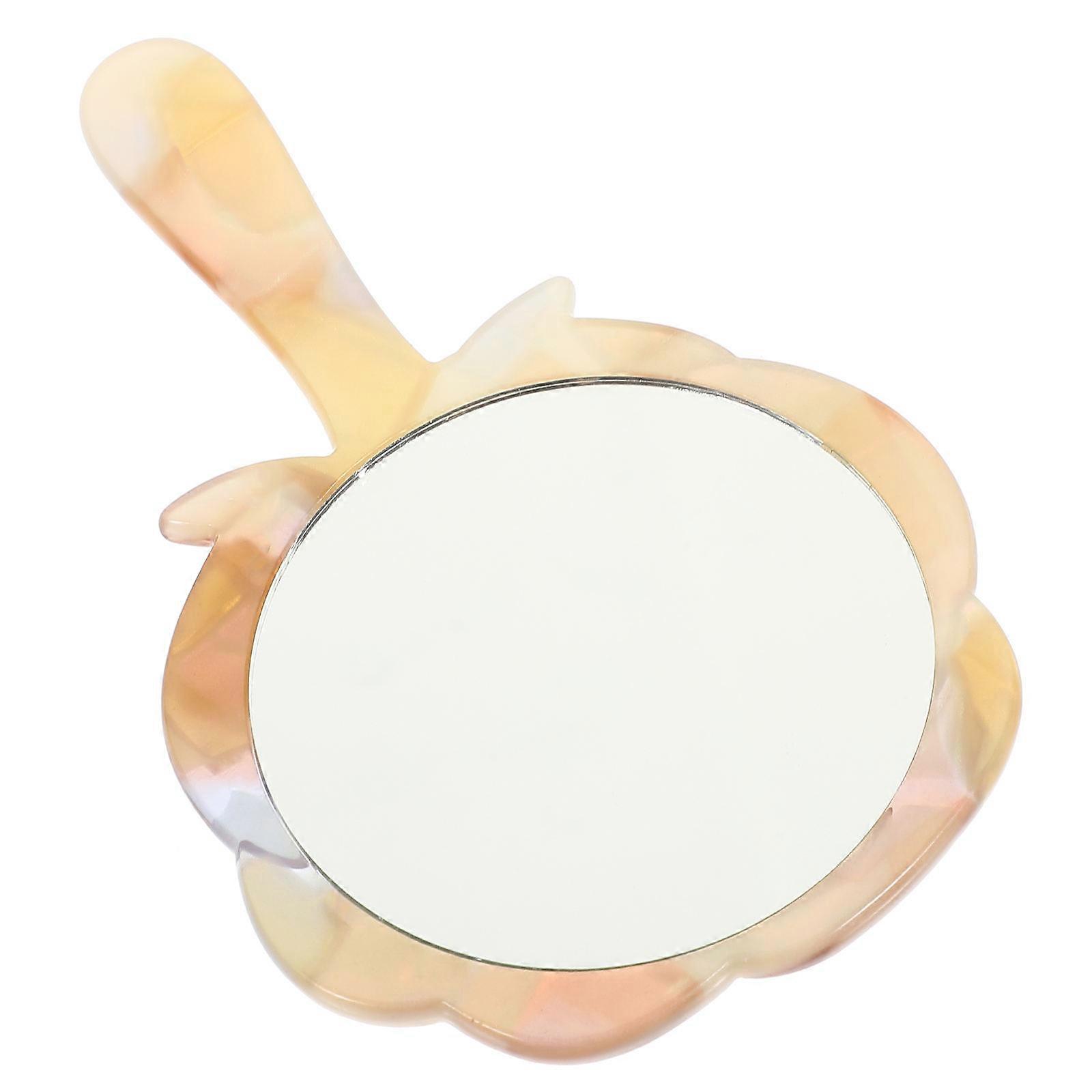 Compact Handheld Mirror Flower Shaped for Makeup Use 5Pcs Travel Friendly