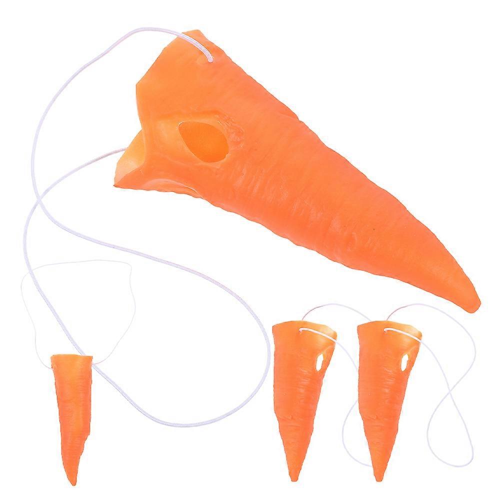 20 Pieces Carrot-shaped Snowman Nose DIY Decoration For Themed Parties And Holiday Events With Festive Style