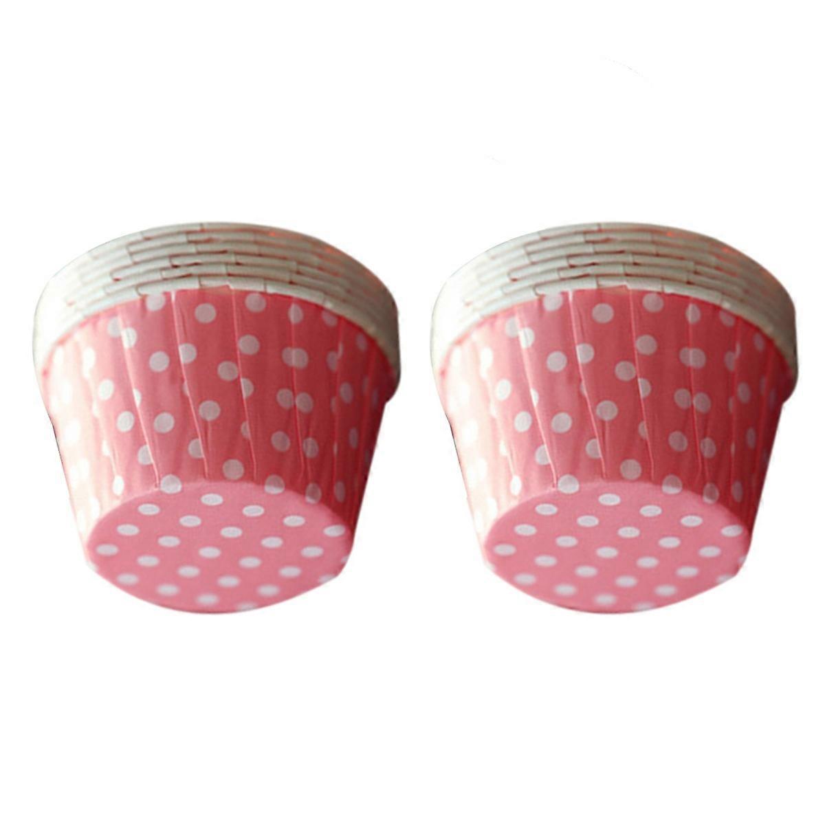 Snack Paper Cup Cupcake Paper Case for Putting Cake 100Pcs Point