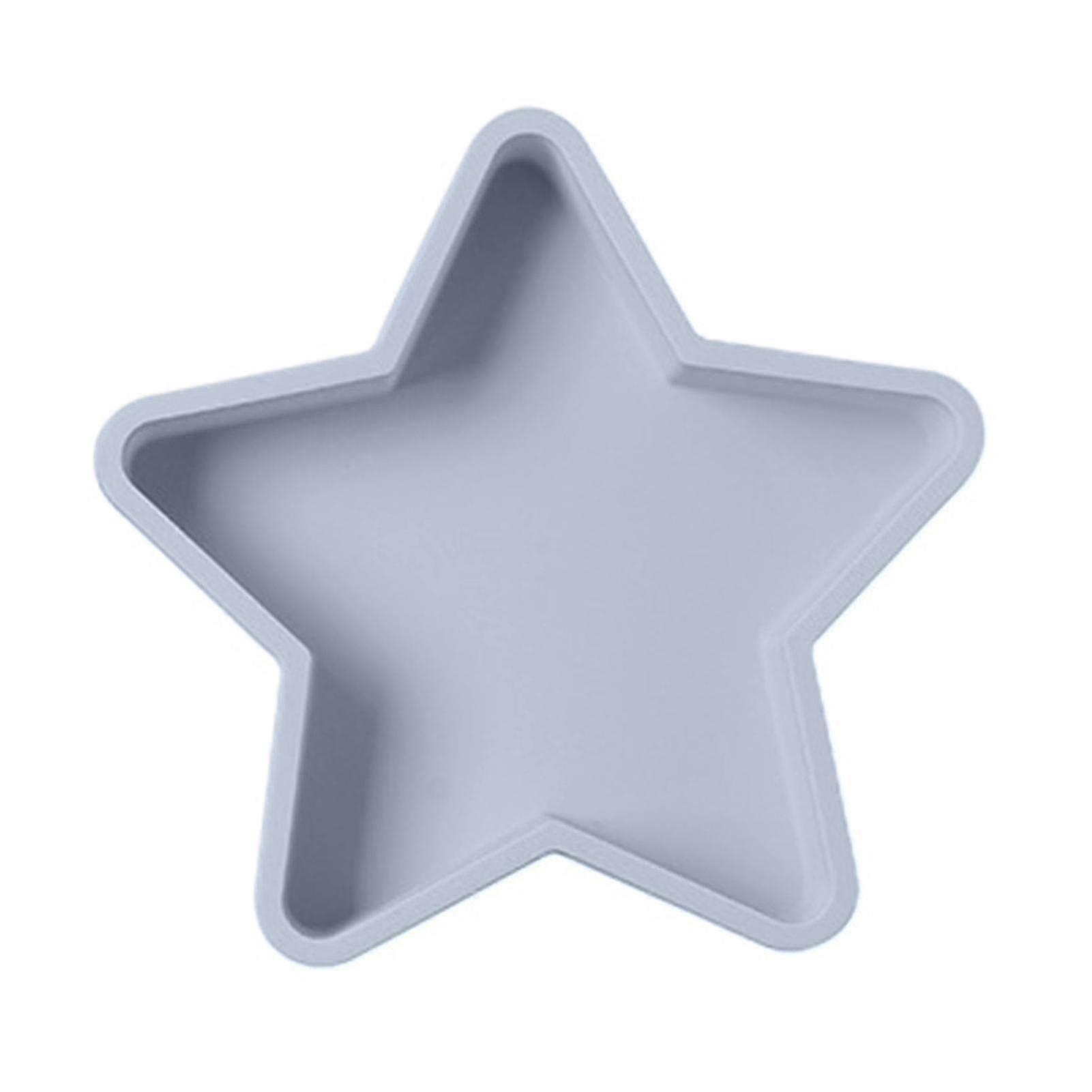 Non-stick silikon polymer stjerne bakeform for bursdagskakelaging