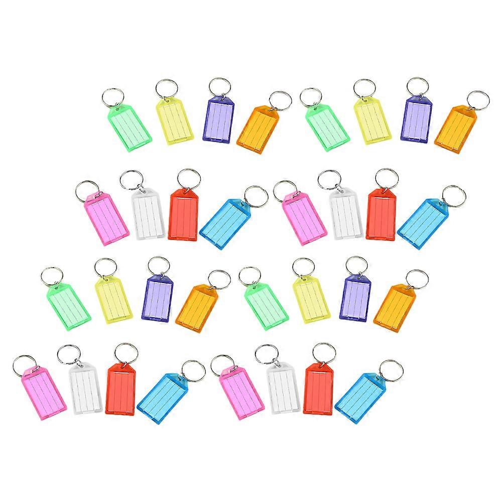Bag Tags Travel Suitcase Tags for Airport Use 50Pcs with Durable Plastic Material