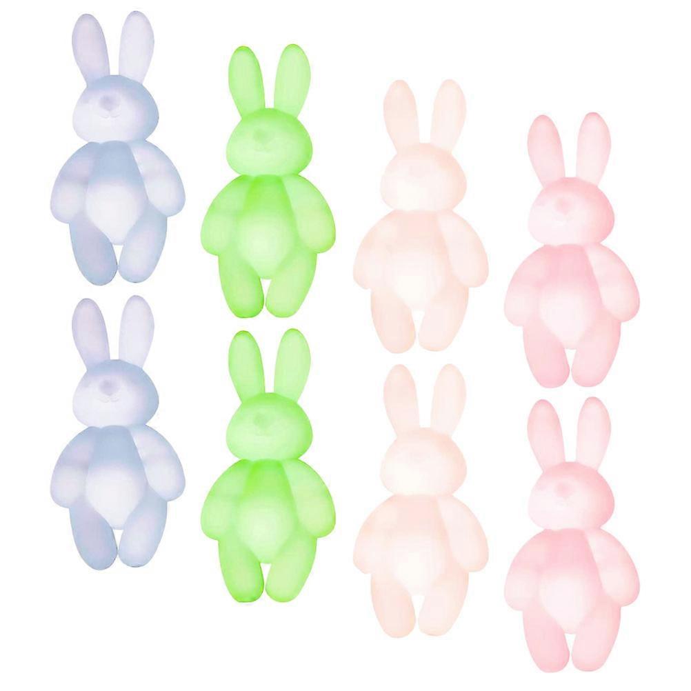Miniature Rabbit Figurines Resin Decor for 32Pcs Set