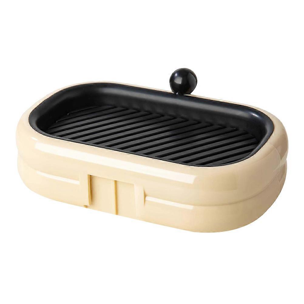 Multi Color 5Pcs Soap Holder ABS Material Rectangular Shape Simple Design For Kitchen And Bathroom Use