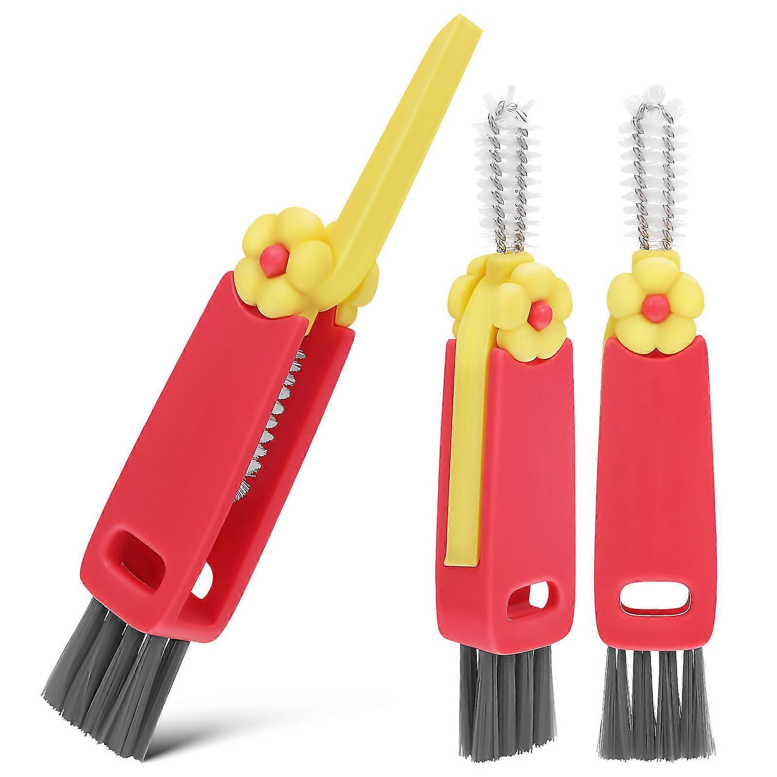 Detail Cleaning Brush 15 Pcs Designed For Kitchen Equipment With Dual-head Functionality