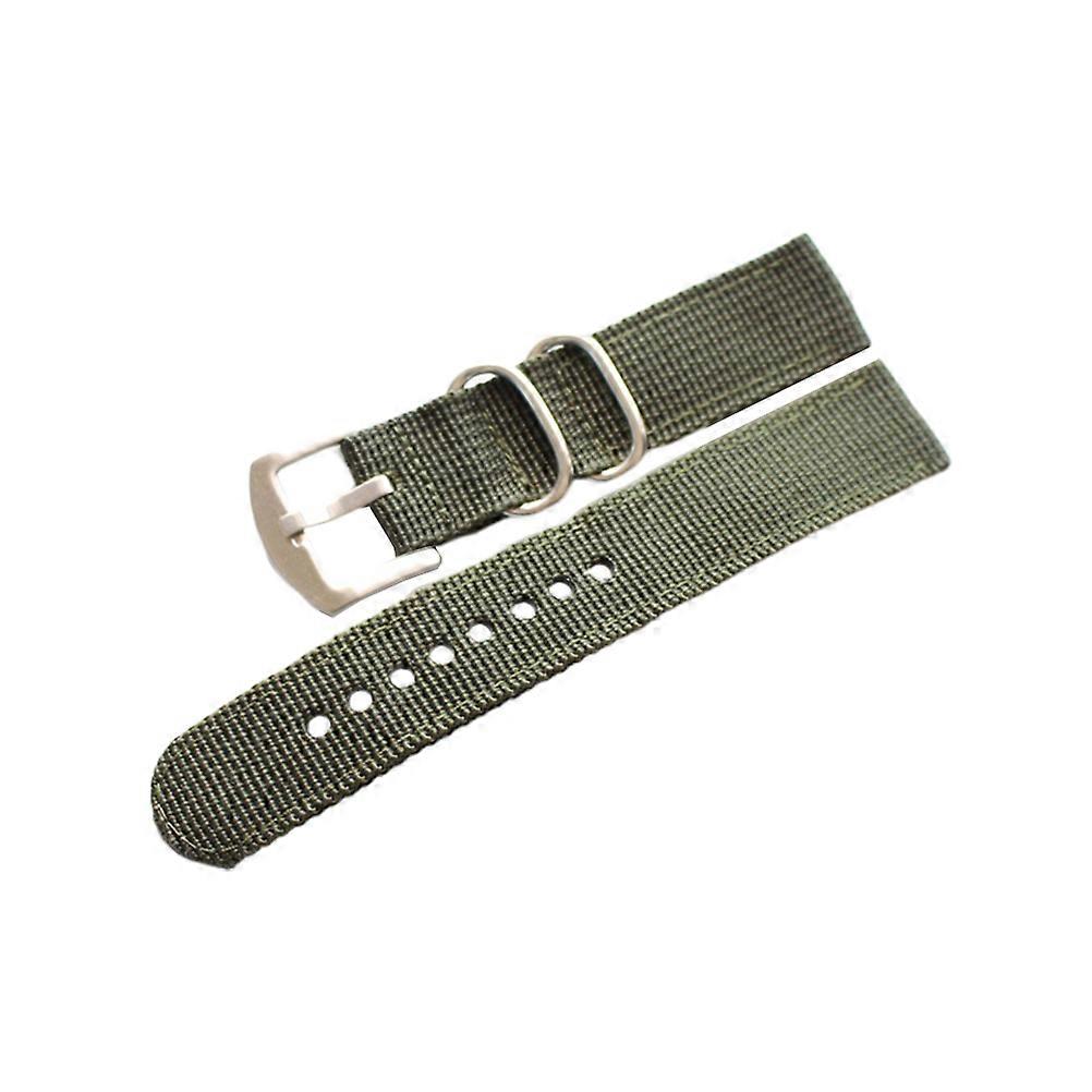 Comfortable Watch Strap Nylon Canvas Replacement Strap for Wearing Use 2Pcs